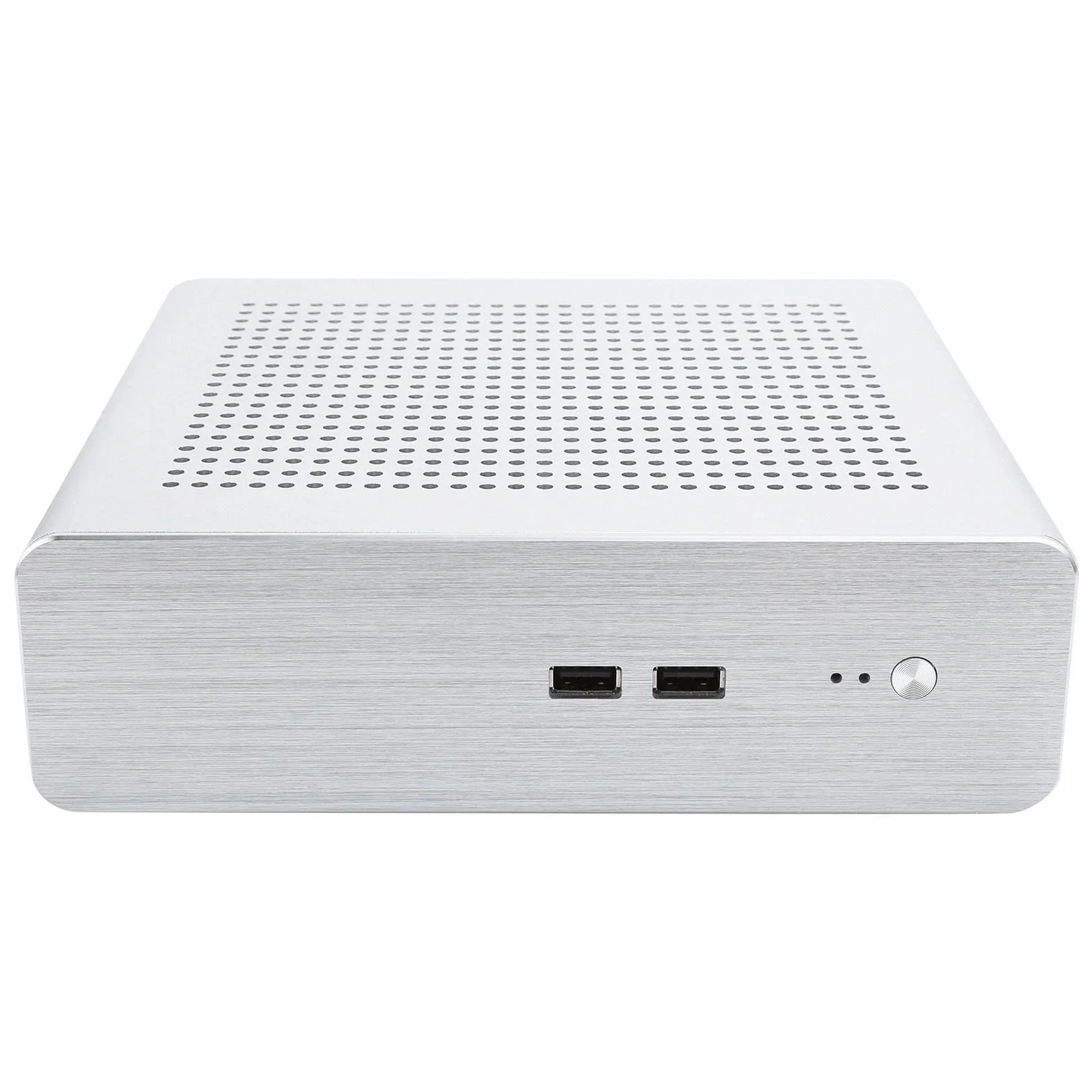 W Pełni Aluminiowa Obudowa HTPC G60S do Komputera MiniITX, Cicha Praca W Domu i Biurze, Odpowiednia do Komputerów W Salonie, Komputerów Hotelowych, urządzeń Digital Signage i Maszyn (USB2.0)
