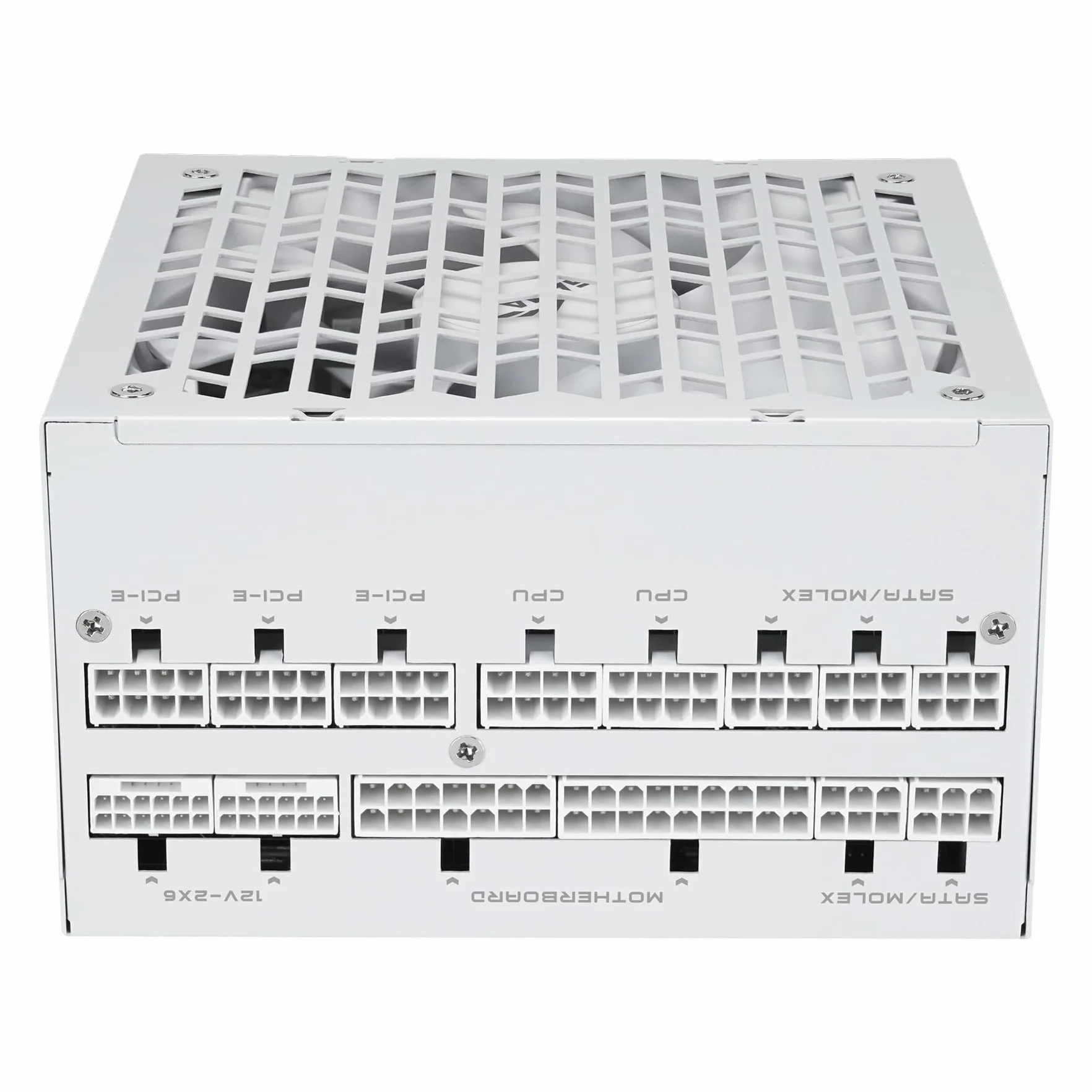 Zasilacz SAMA P1200 1200W Platinum, ATX 3.1, wpełni modularny, biały | PCIe 5.1, certyfikat 80 Plus Platinum i Cybenetics, japońskie kondensatory, ultra-cichy wentylator 140 mm FDB