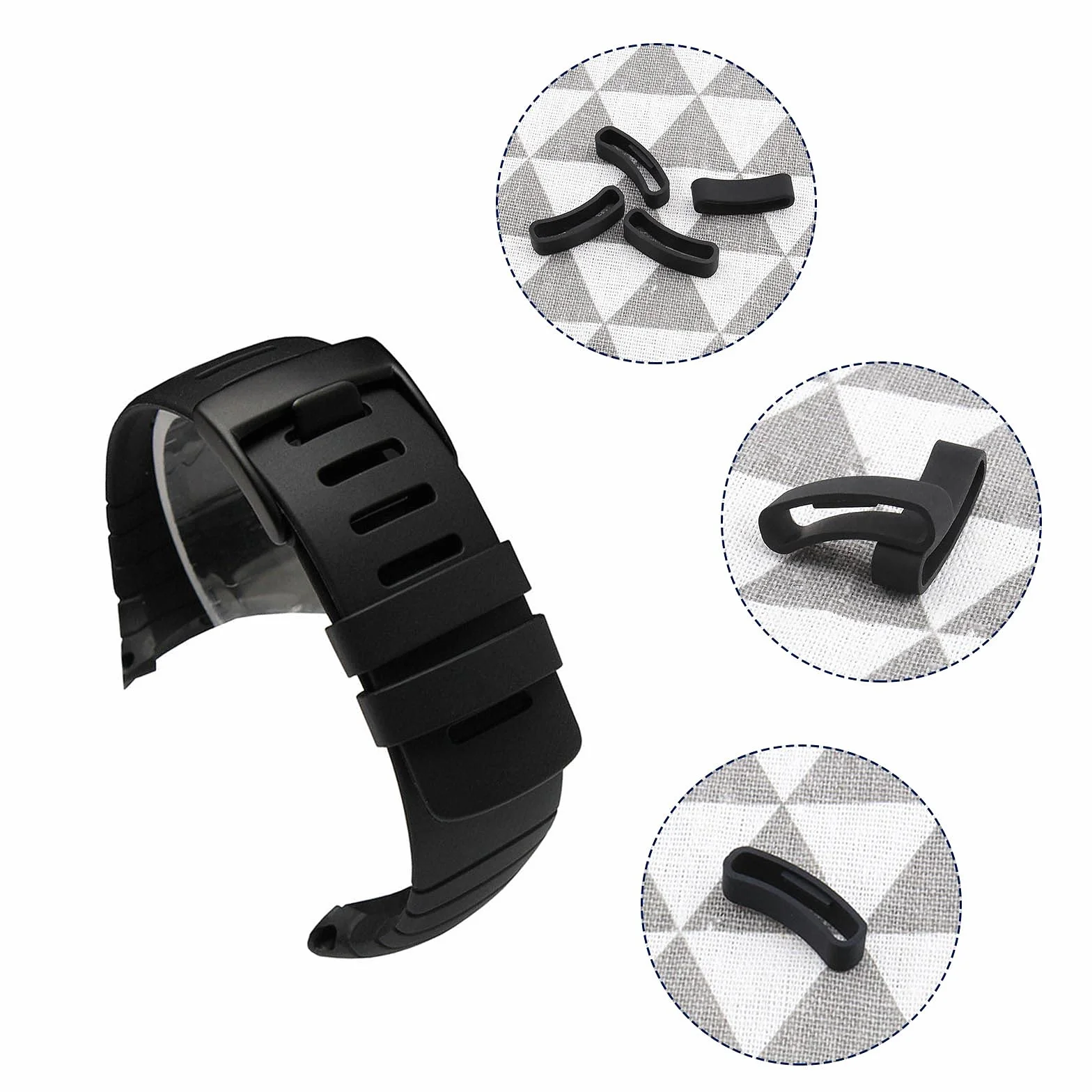 pasek do zegarka, obręcz, kompatybilna z SUUNTO CORE, 4 szt, 28mm