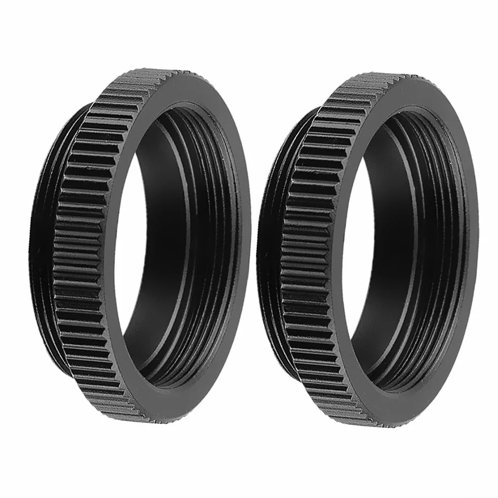 Pierścień C-CS do konwersji obiektywu, 2 szt. 5 mm adapter rurki przedłużającej pierścień izolacyjny do soczewek CCTV adapter montażowy C-CS