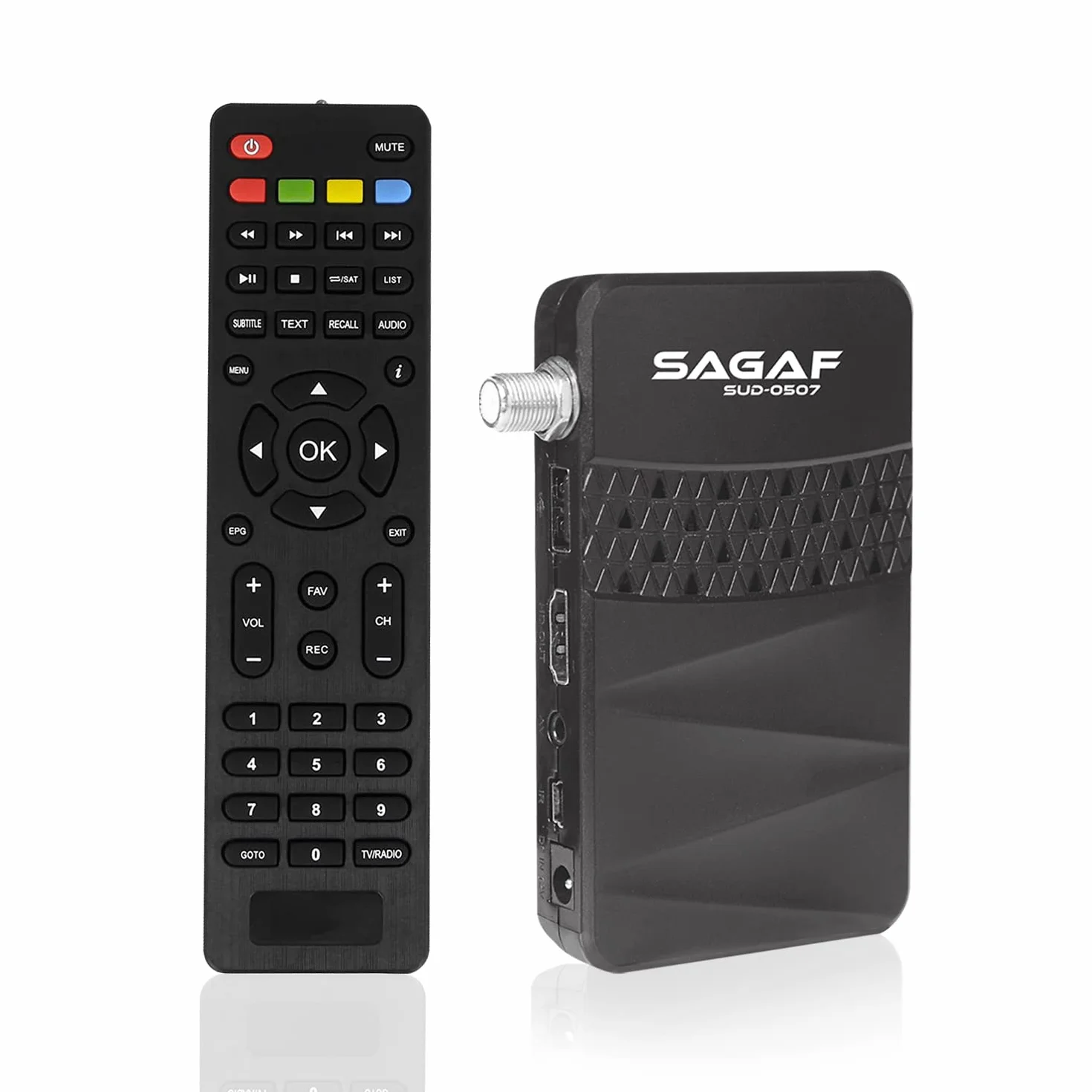 Sagaf SUD-0507 Mini odbiornik satelitarny DVB-S2 Full HD 1080p