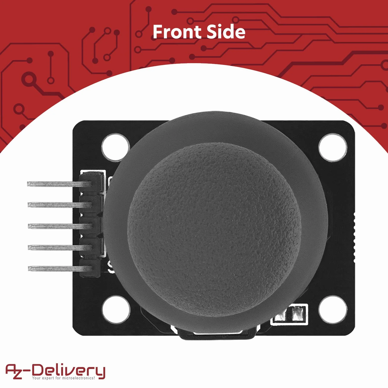 AZDelivery 3 x Joystick Moduł KY-023 kompatybilny z Arduino i Raspberry Pi, w tym E-Book!