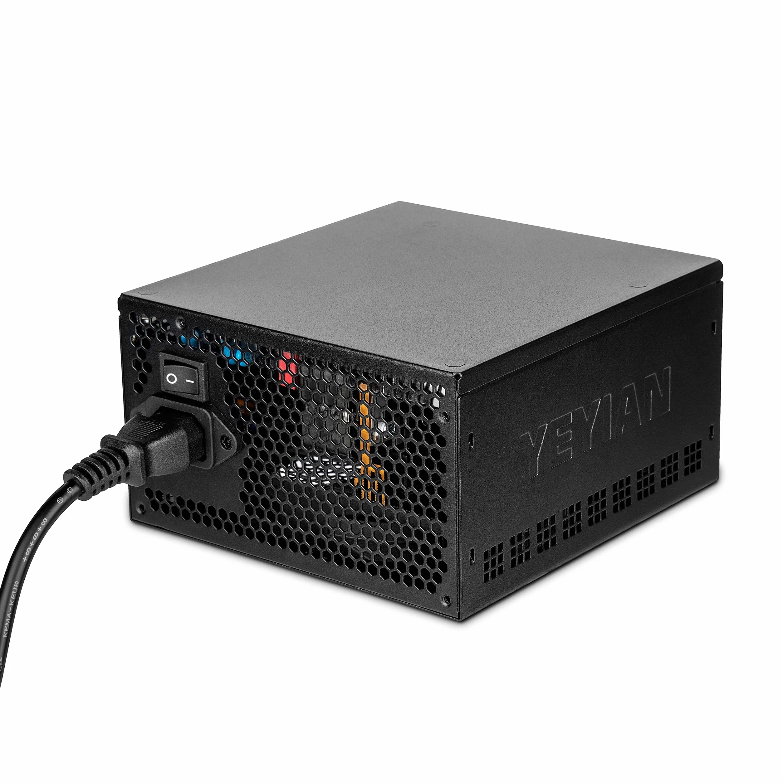 YEYIAN Pegasus 850W 80+ Złoty modułowy zasilacz do komputera PC | PCI-E generacja 5 | ATX 12V wersja 3.0 | 80+ Złota | Kable płaskie | Wentylator 140mm | Komputer do gier RTX 4070 Ti / 4080/4090