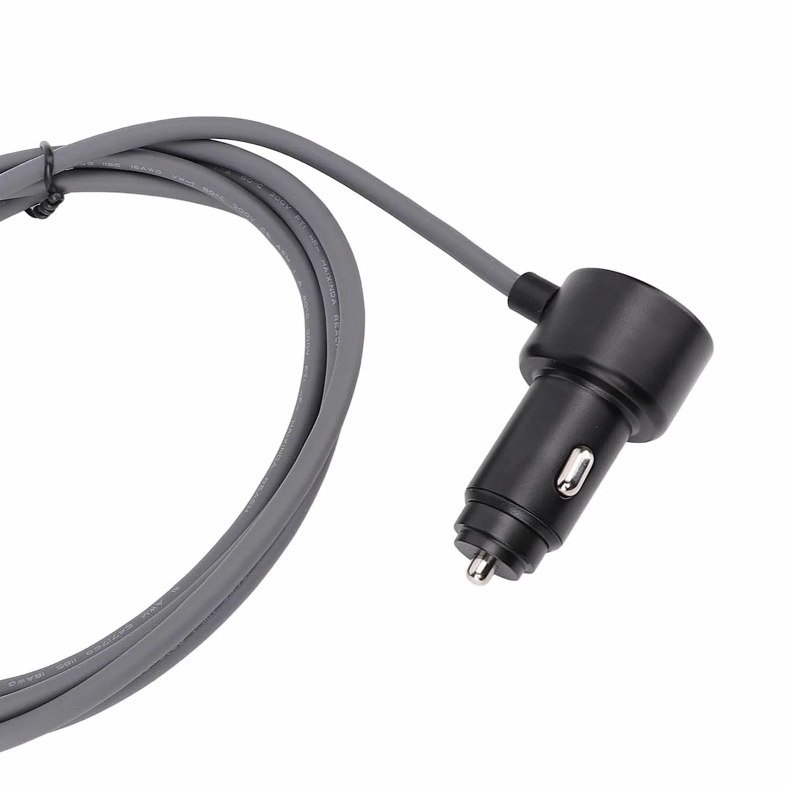Ejoyous Kabel Zasilający 12V 24V DC Kabel Zasilający 18AWG do Zapalniczki Samochodowej z Wyświetlaczem Cyfrowym Guma Miedź Stop Aluminium Plug and Play do Samochodu Ciężarowego RV Boat (10 m)