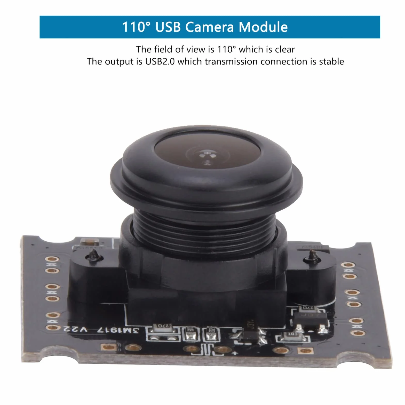 OV3660 Chip USB moduł kamery, szerokokątny moduł kamery 110° HD High Frame 2048 x 1536 15 kl./s, obsługa 110°, mobilny OTG, wyjście USB 2.0, uniwersalny moduł kamery