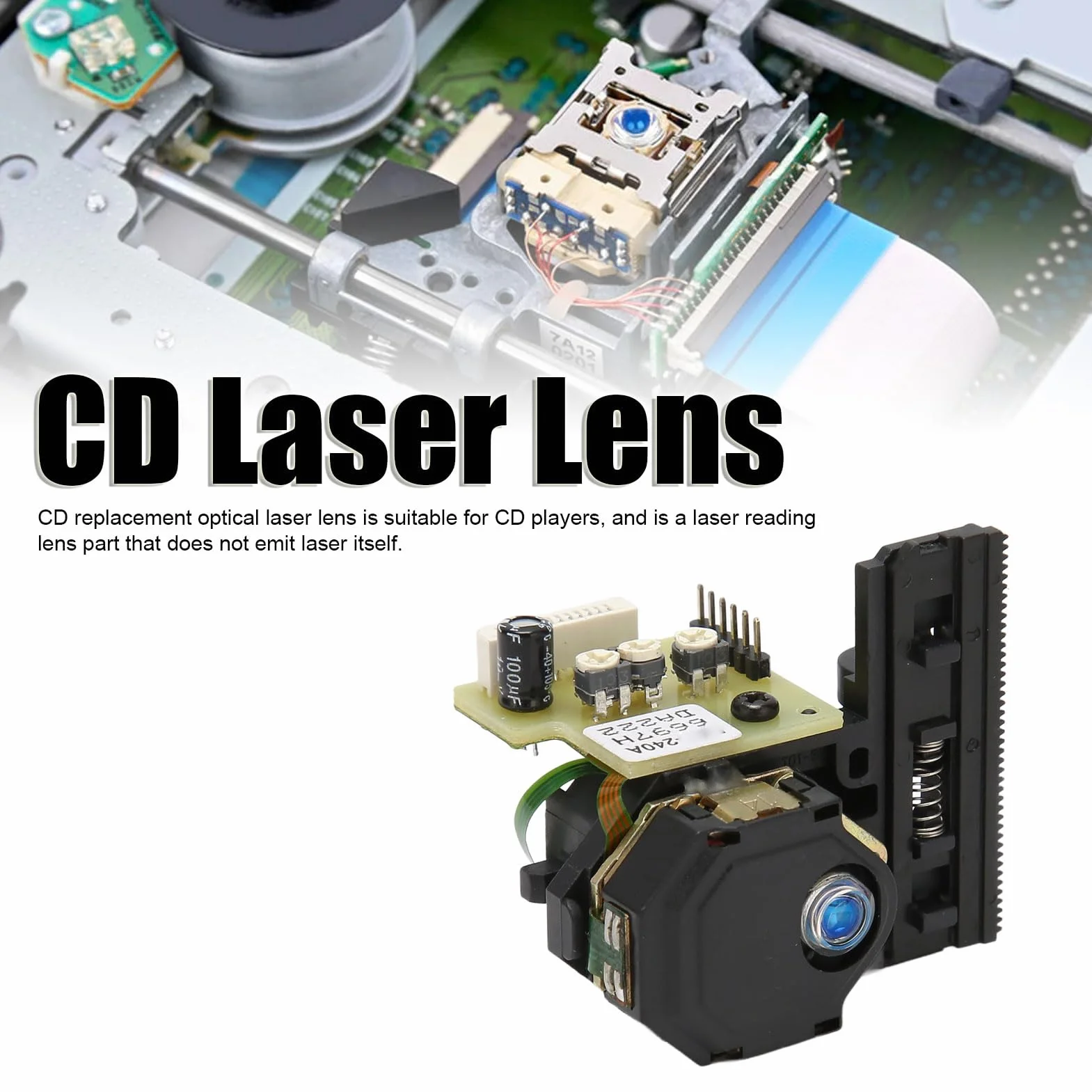 Soczewka Lasera Optyczna Wymiana Odtwarzacza CD Pickup Pasuje do Mechanizmu Naprawa Części Zamiennych Podwójne Warstwy Nowa Pojedyncza Głowica