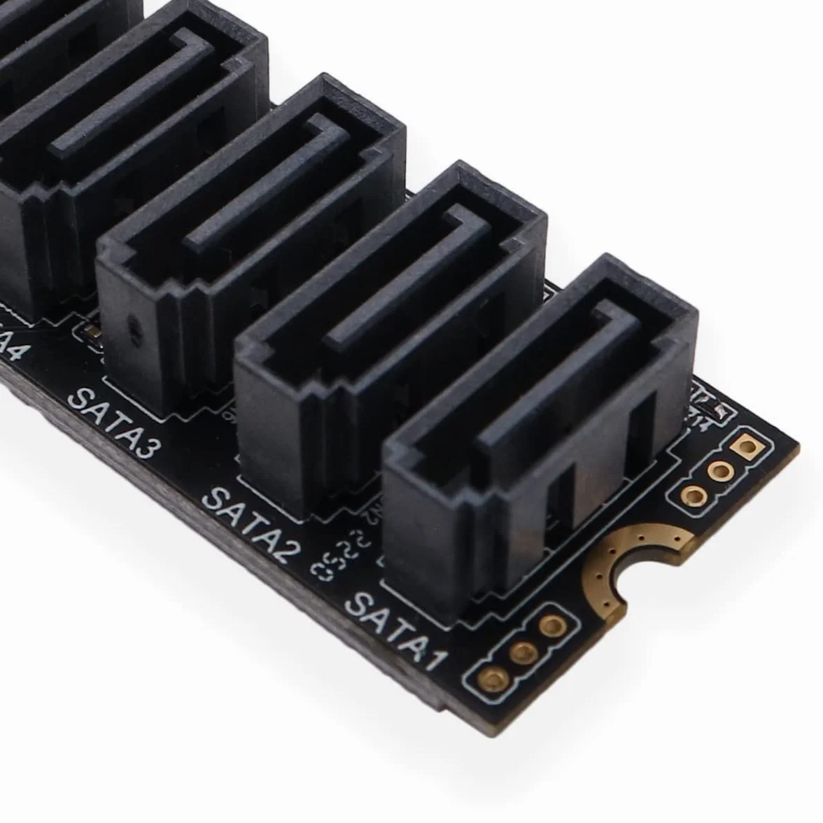 Namvo M2 NGFF NVME M-Key PCI Express na SATA 3.0 6 Gb/s 6 portów adapter konwerter dysk twardy karta rozszerzeń