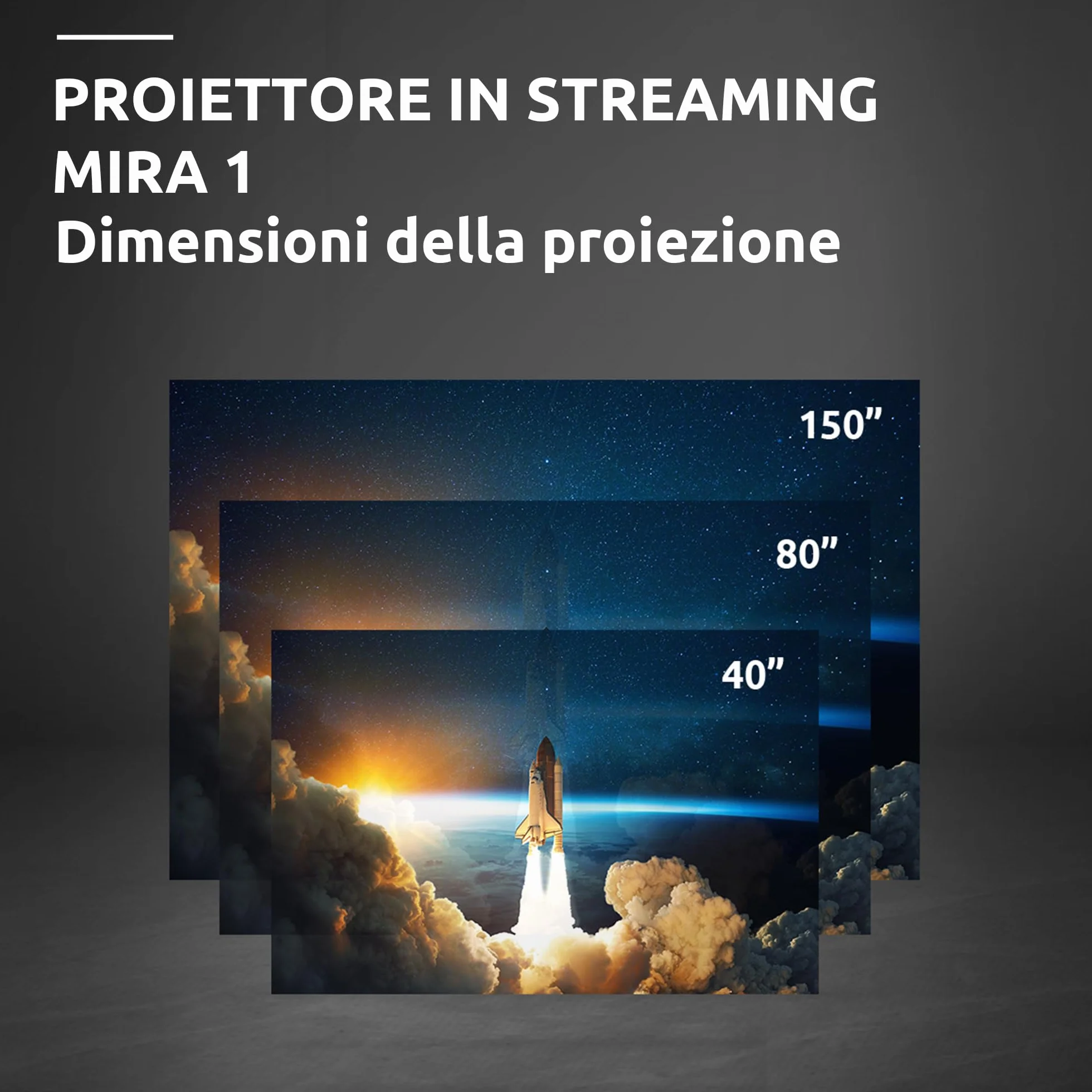 Strong MIRA1 Oficjalny projektor wideo Google TV Smart 1080P, kompatybilny z 4K, z automatycznym ustawianiem ostrości i kluczem, przenośny projektor zewnętrzny Bluetooth do iOS/Android/kina domowego