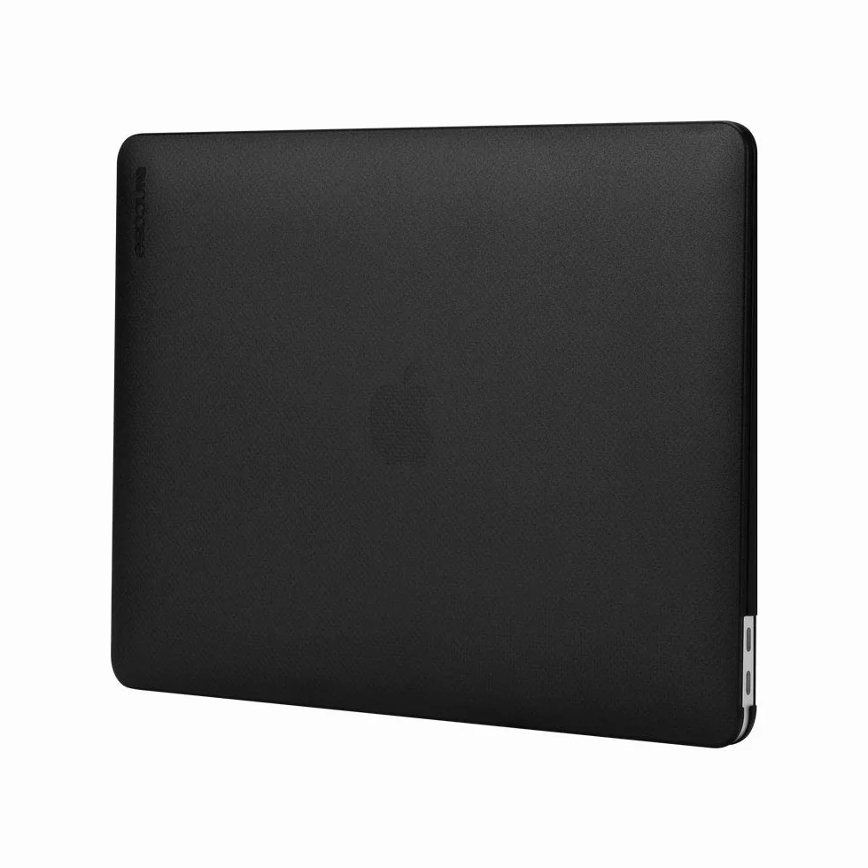 Incase Hardshell twarde etui do Apple MacBook Air 13,3" (2020 / M1-Late 2020) - przezroczyste (czarne) [design 3D Dot I otwory na otwory wentylacyjne I lekkie i cienkie] - INMB200615-BLK