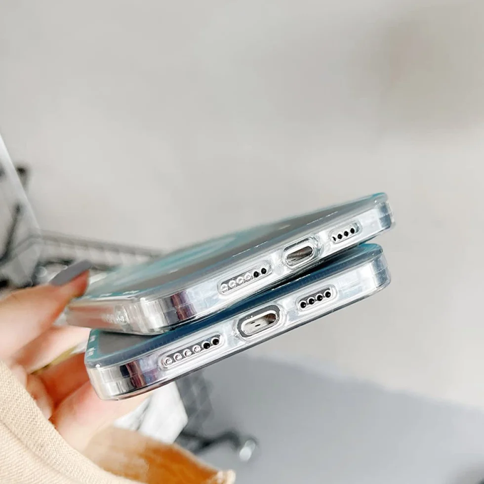 Niebieskie etui na telefon w kształcie serca dla iphone 12 11 Pro Max X XS XR 7 8 Plus odporne na wstrząsy silikonowe etui chroniące przed upadkiem, 1 dla iPhone11 Pro
