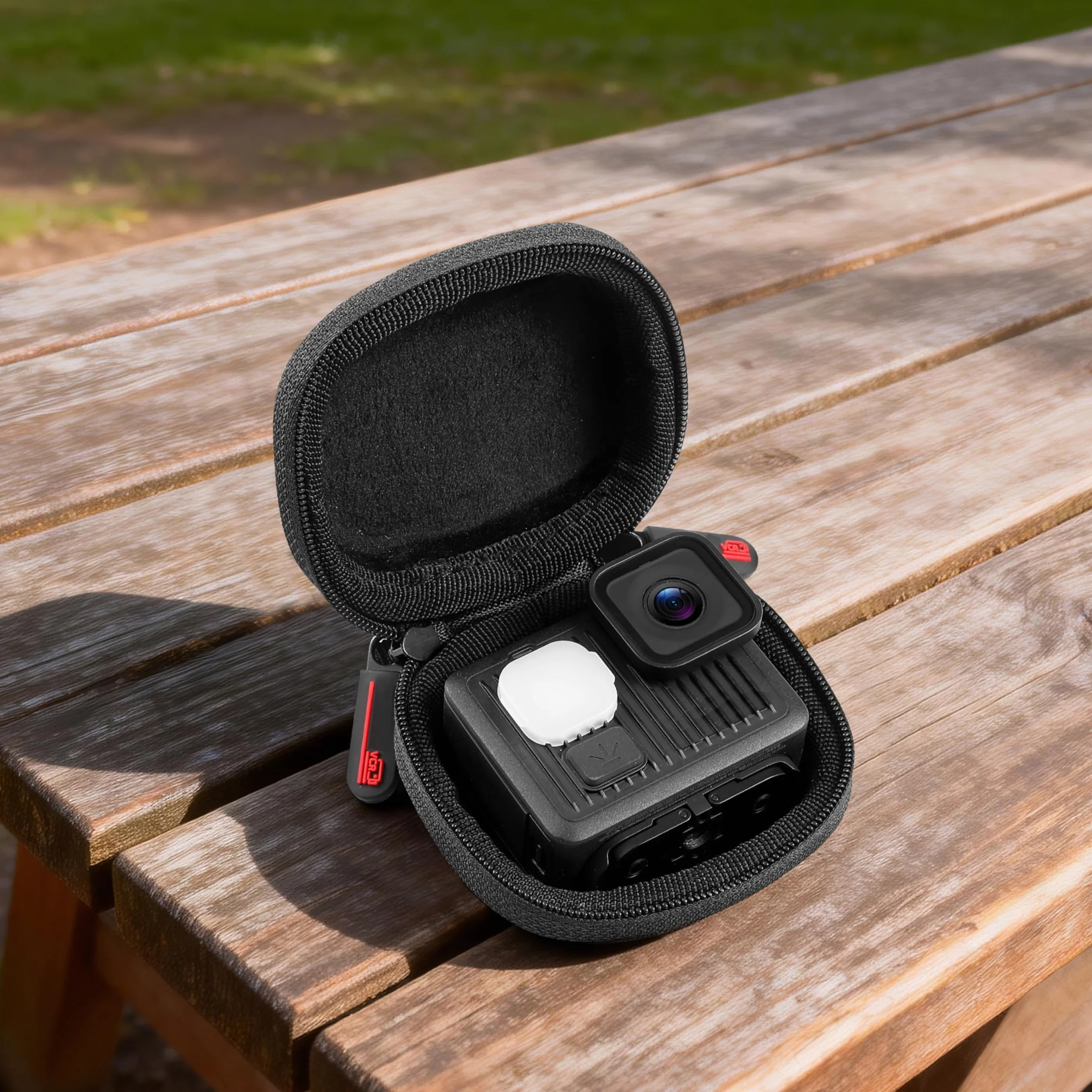 Przenośna walizka do gopro Hero 4K / Lit Akcesoria Hero Hard Shell PU Cover Ochrona przechowywania MINI Torba podróżna Przenośne walizki z karabiną Kamera akcji