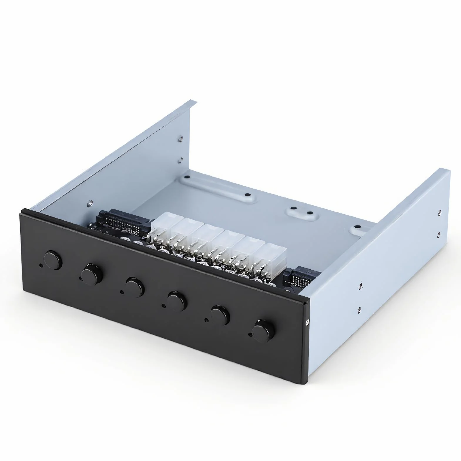 Przełącznik sterowania zasilaniem HDD, Richer-R 2,5-calowy dysk twardy SATA Drive Switcher 6 samoblokujących przełączników Sterowanie IDE 2xSATA 15-pinowy przełącznik do komputera stacjonarnego