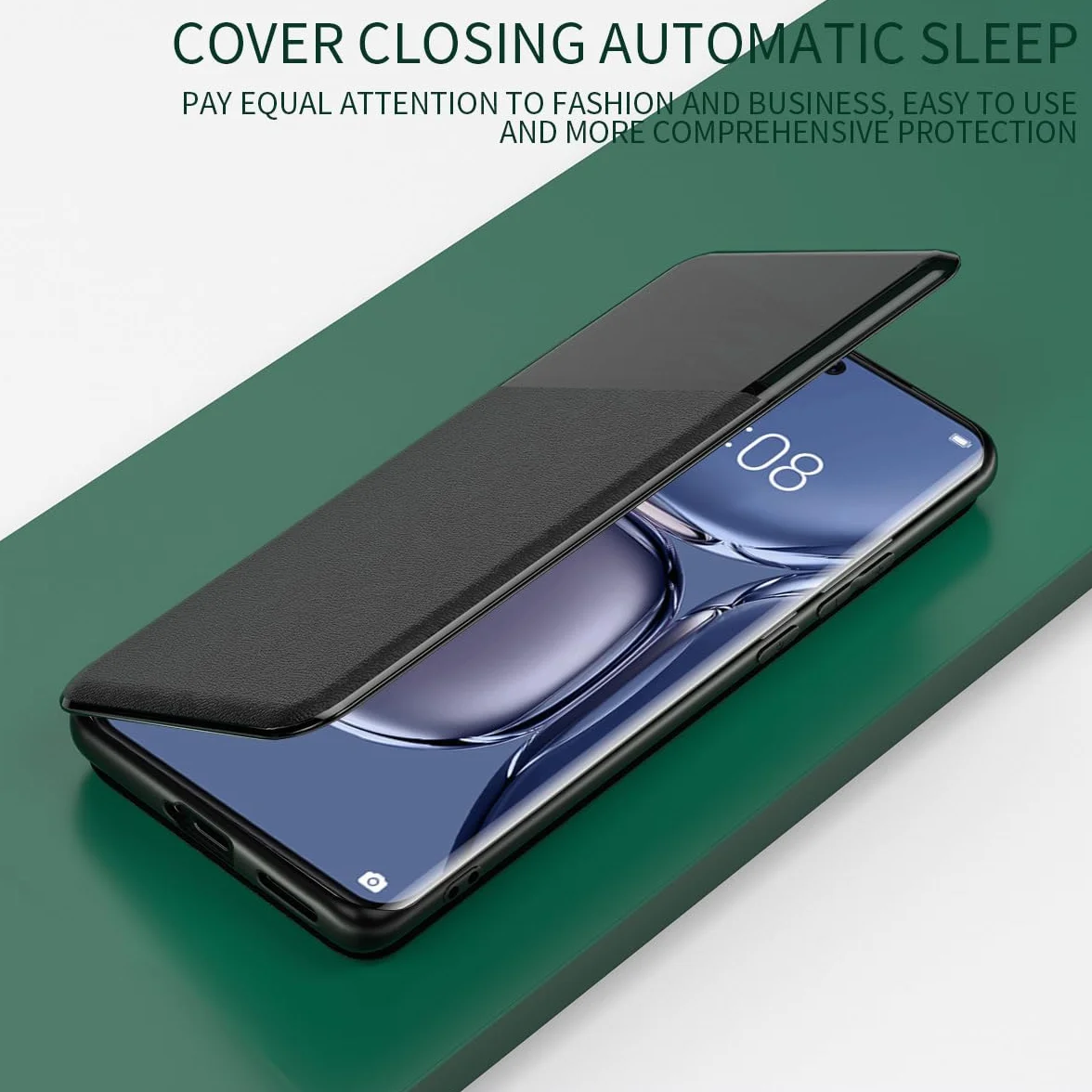 Etui z klapką do Samsunga Galaxy S24 Ultra/S24 Plus/S24, skórzane inteligentne etui z klapką na telefon komórkowy z gniazdem na kartę, etui chroniące aparat (kolor: niebiesko-niebieski, rozmiar: S24
