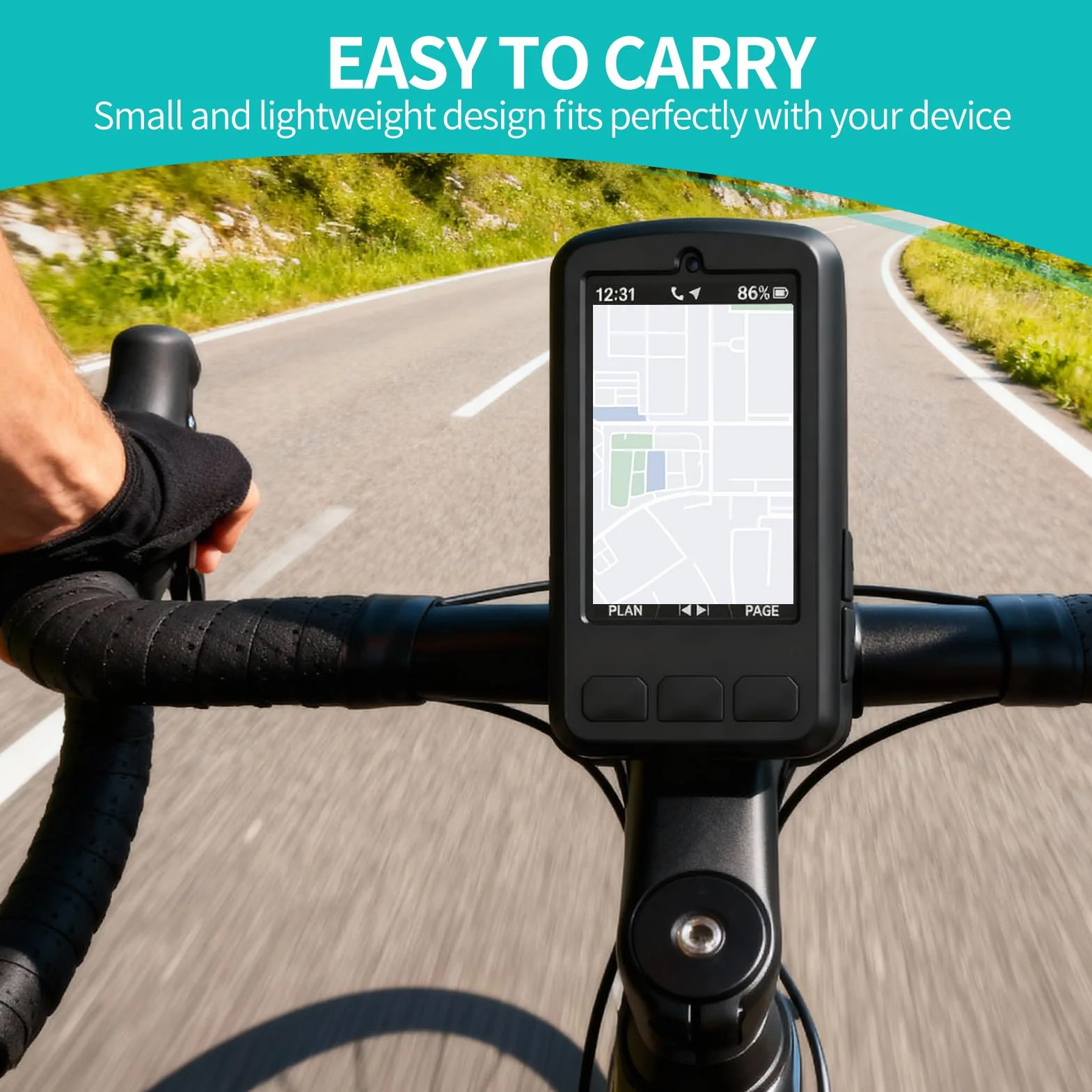 Wahoo ELEMNT ROAM 3 ROAM V3 silikonowe etui ochronne odporne na uderzenia czarne