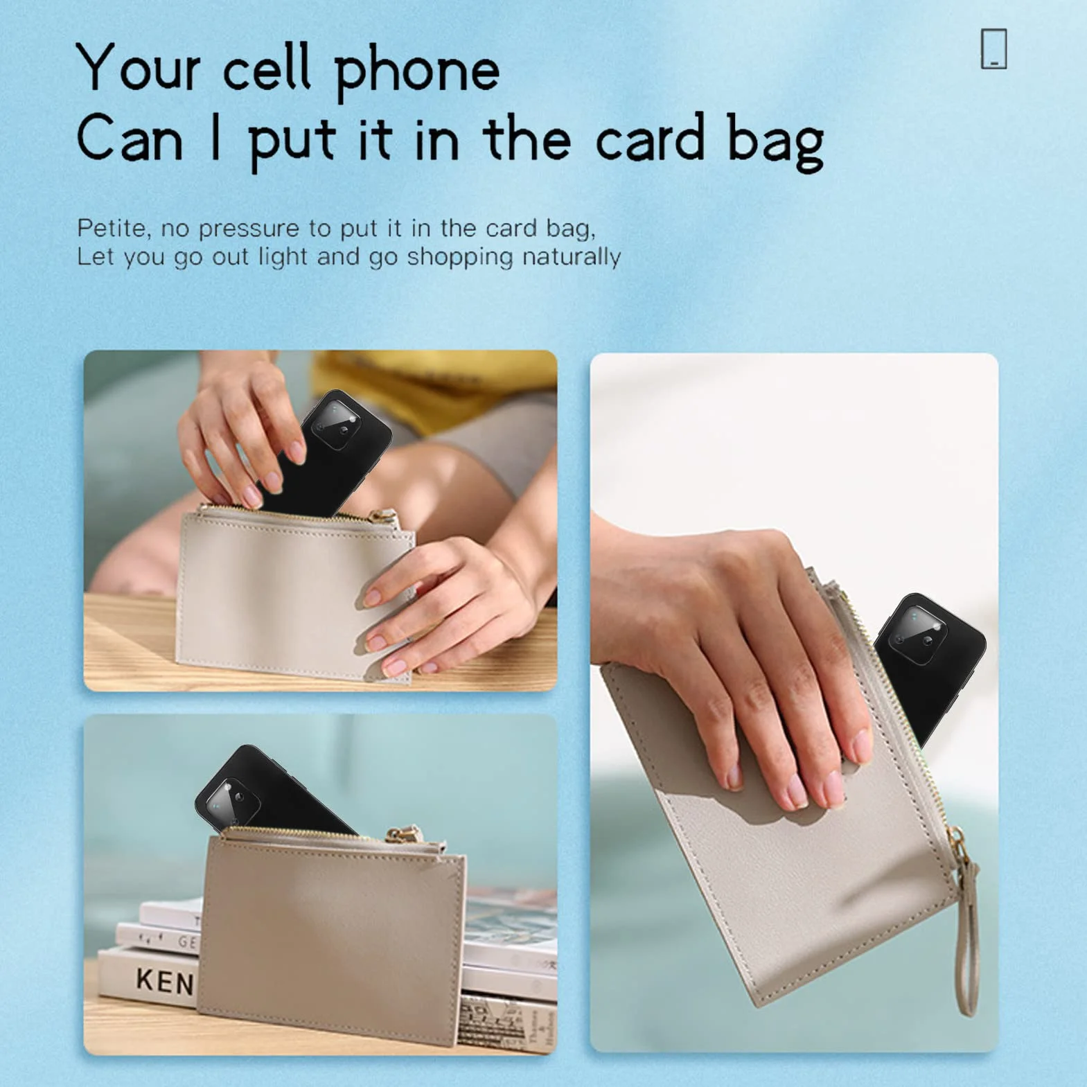 Odblokowany Mini Smartfon 2,5 Cala, Lekki Ekran Dotykowy HD 3G WiFi GPS 1 GB 8 GB Czterordzeniowy Telefon Komórkowy z Systemem Android, dla Dzieci Pracujących Telefon Zapasowy(Czarny)