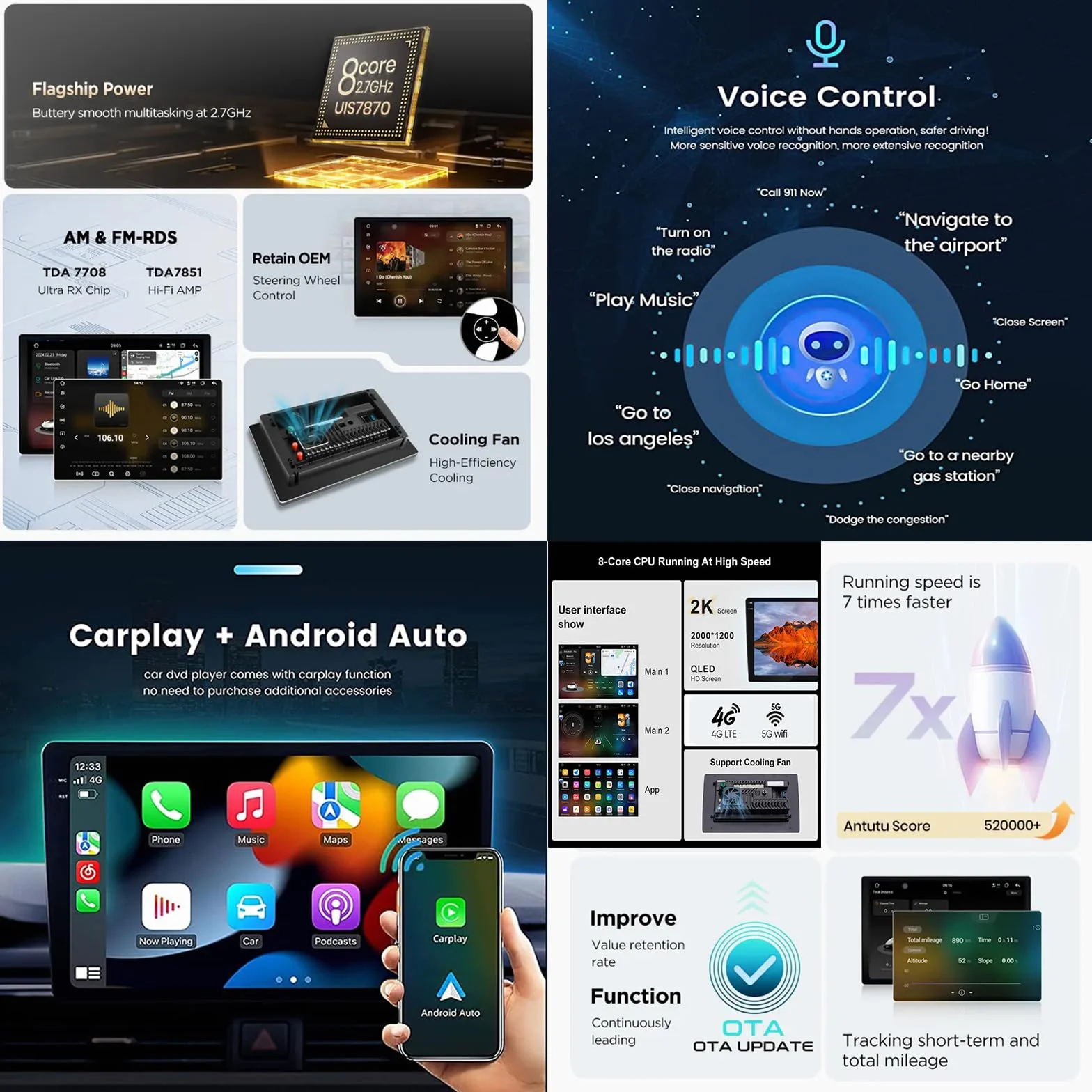 ,M6 plus3,Android 15 Radio 2 Din Stereo z 4G WiFi Carplay Android Auto dla Megane 2 2002-2009 Upgrade Touch Screen GPS Navi 9'' MP5 Multimedia Odtwarzacz wideo FM BT Odbiornik