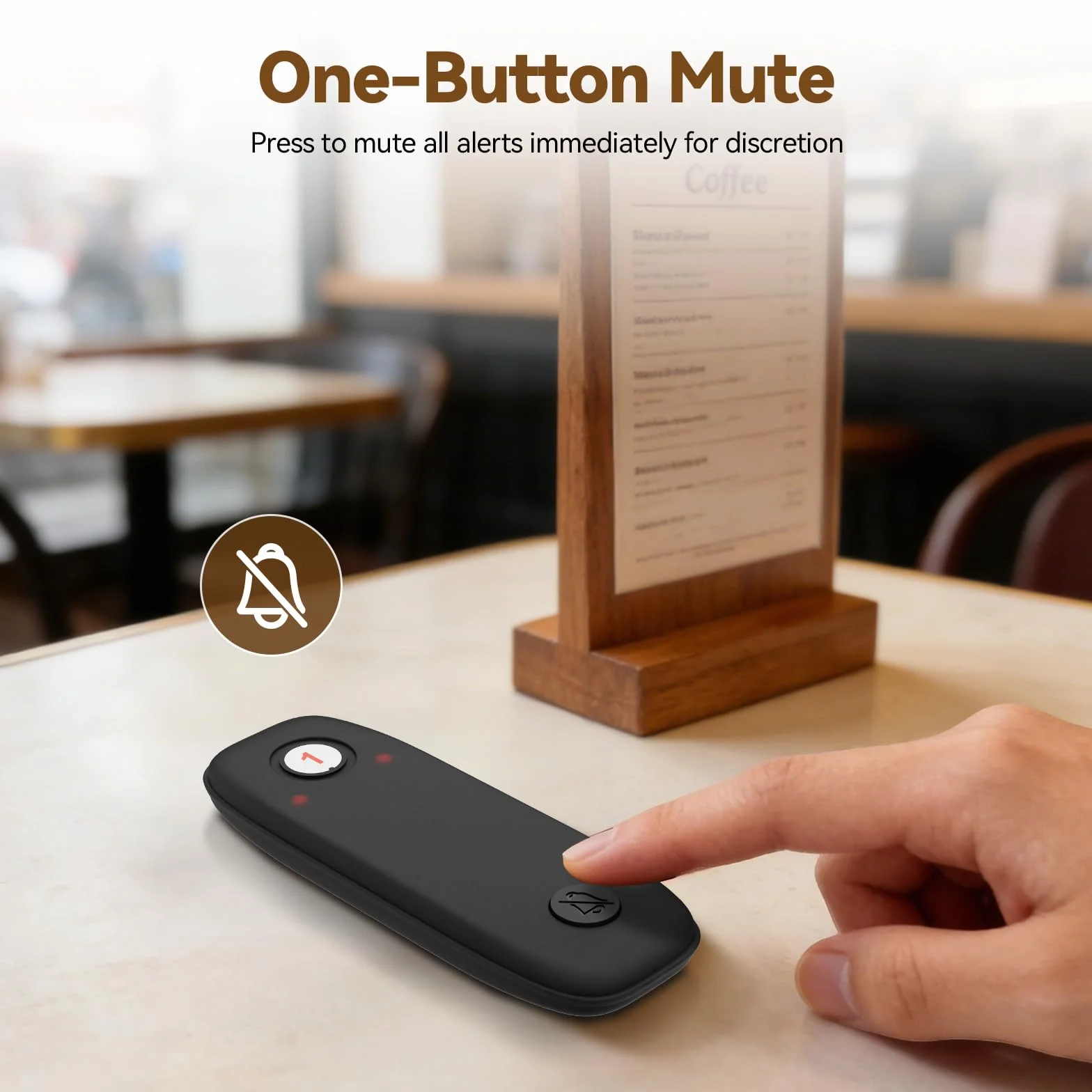 Retekess TD175M Pager Restauracyjny, System Pagera Restauracji, 40 Pagerów | do Restauracje, Hotel, Strefa Gastronomiczna, 800M, Z Przyciskiem Wyciszenia, Łatwy w Obsłudze, 7 Trybów Wywoływania