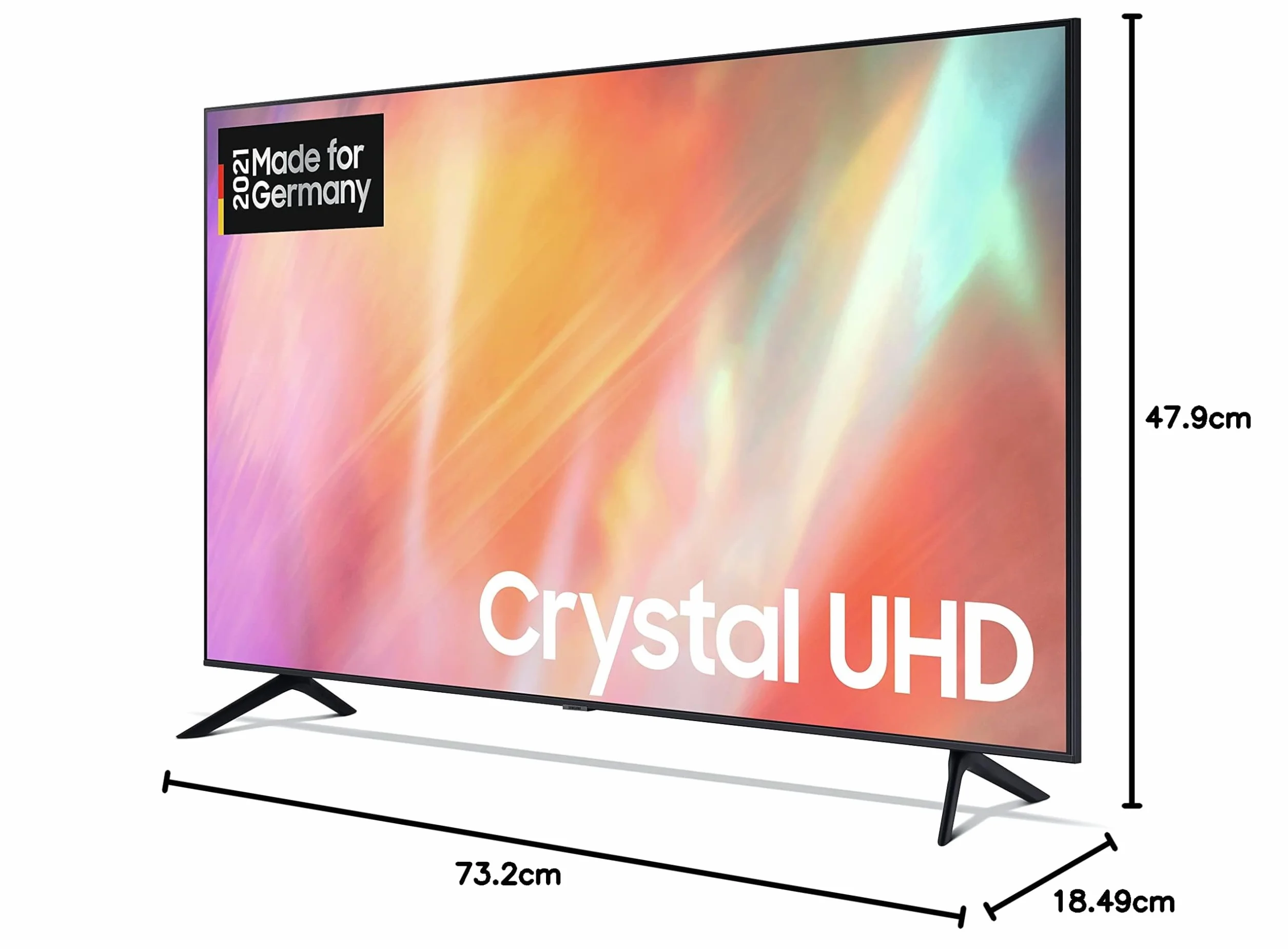 Samsung Crystal UHD 50" Telewizor (HDR, Q-Symphony, Boundless Screen)