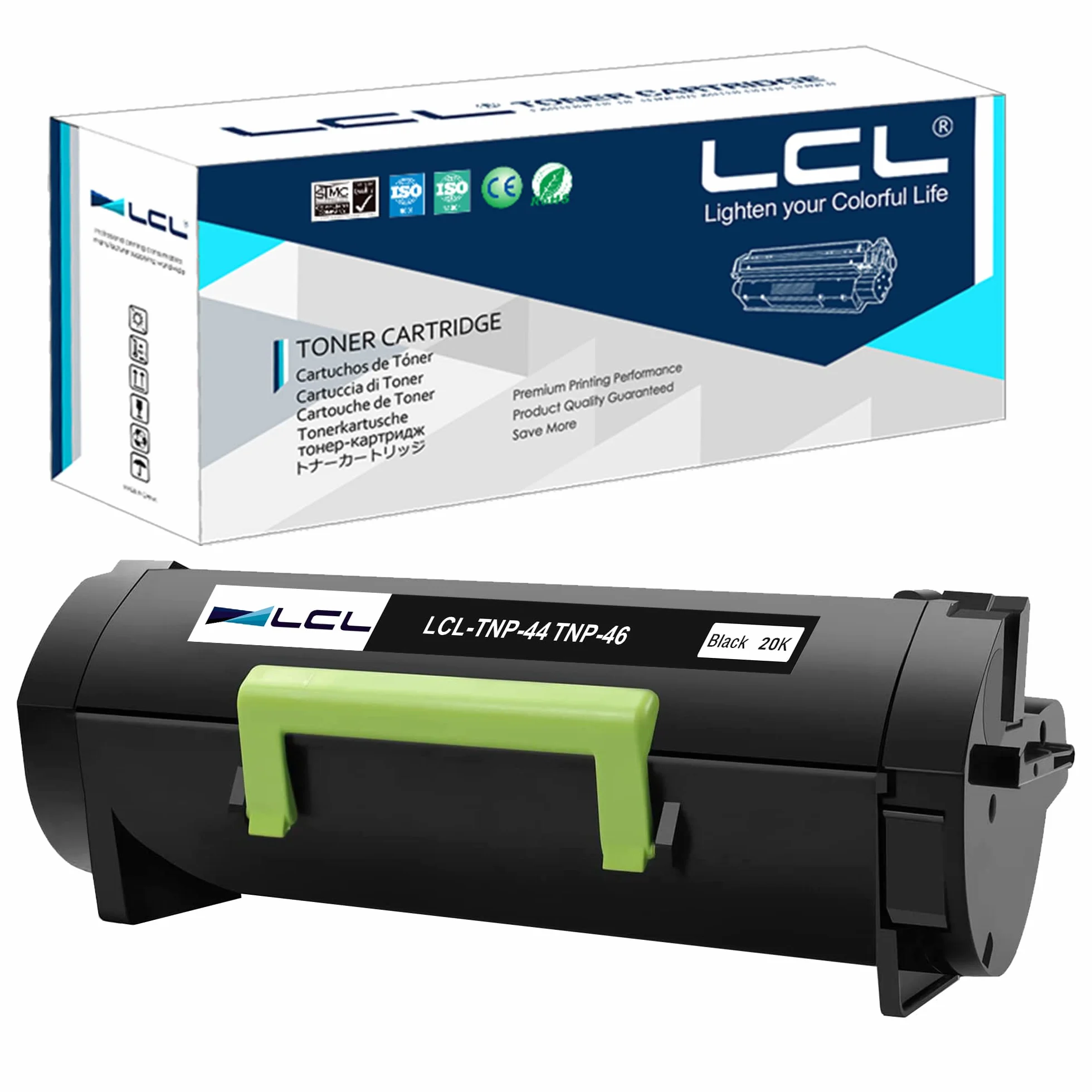 LCL Kompatybilny toner TNP44 TNP-44 TNP46 TNP-46 A6VK01H A6VK01W 2000 Pages jako zamiennik do Konica Minolta Bizhub 4050 4750 (czarny)