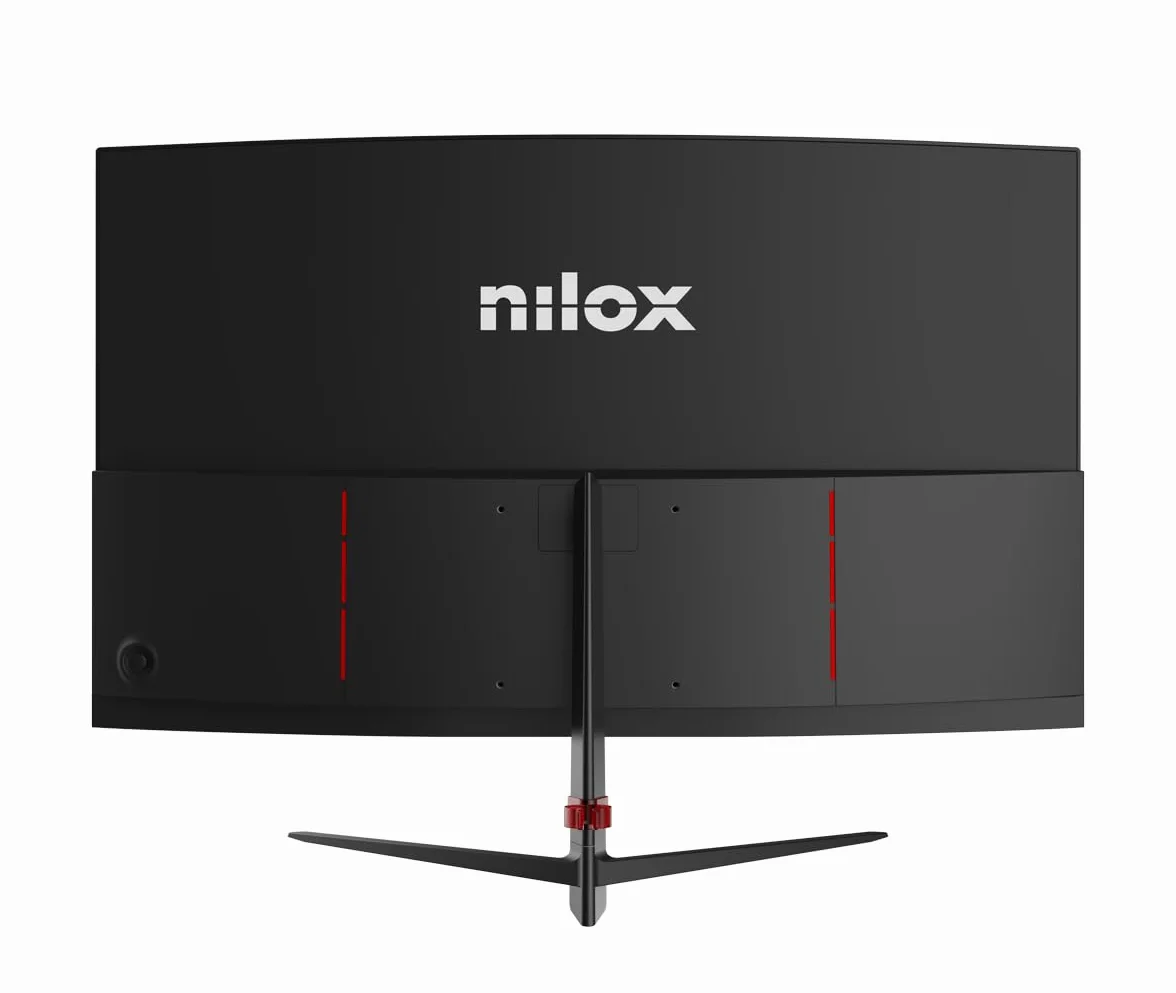 Nilox Zakrzywiony monitor do gier NXM27CRV2001, Full HD VA, częstotliwość 200 Hz, czas odpowiedzi 1 ms, połączenia HDMI/DP, obsługa VESA 100 × 100 mm