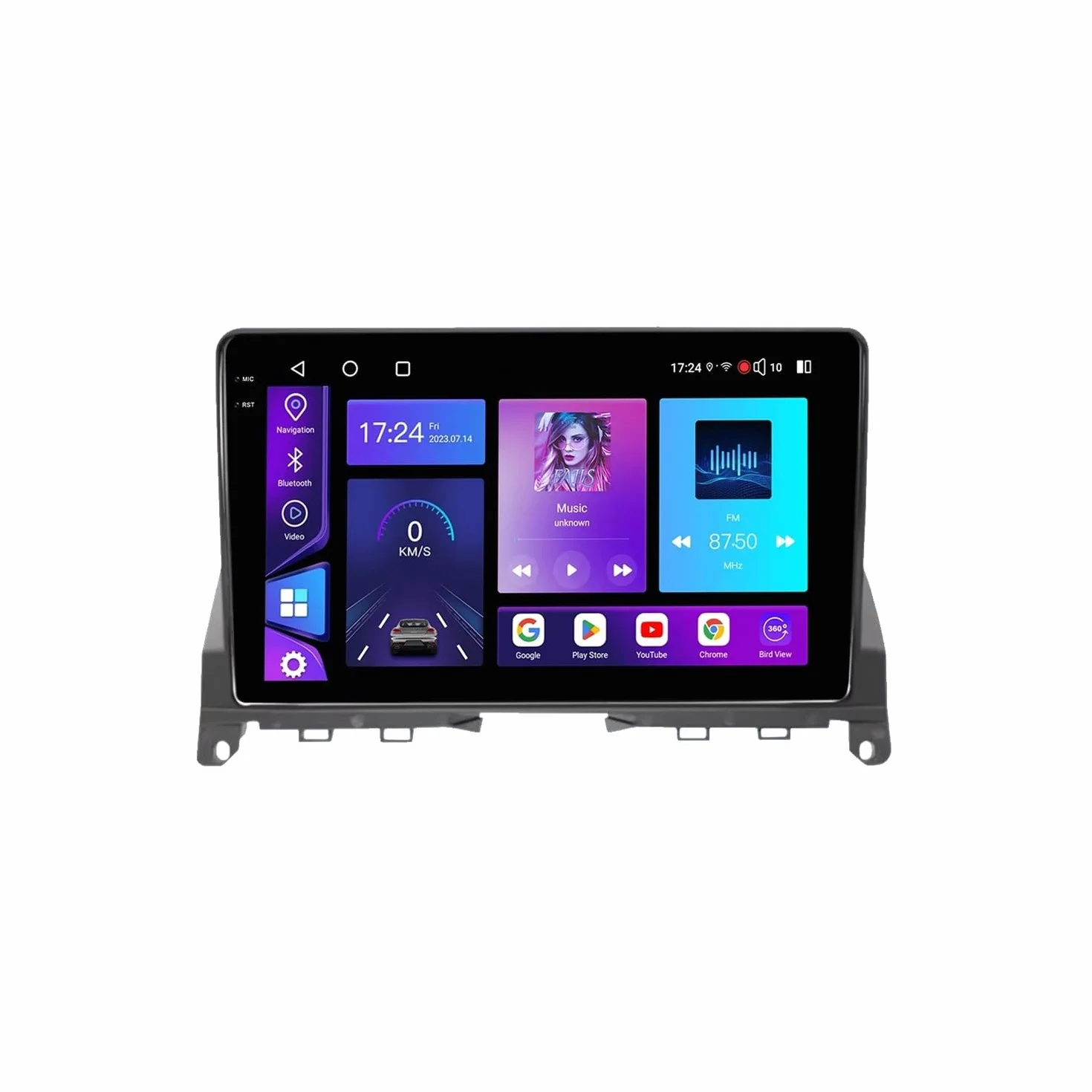 Car Stereo dla Benz C-Class 3 W204 S204 Year 2006-2011 Android 15 9 Inch In-Cell Touch Scree Car Player with Wireless Carplay Android Auto For, 8 Core 4G+64G