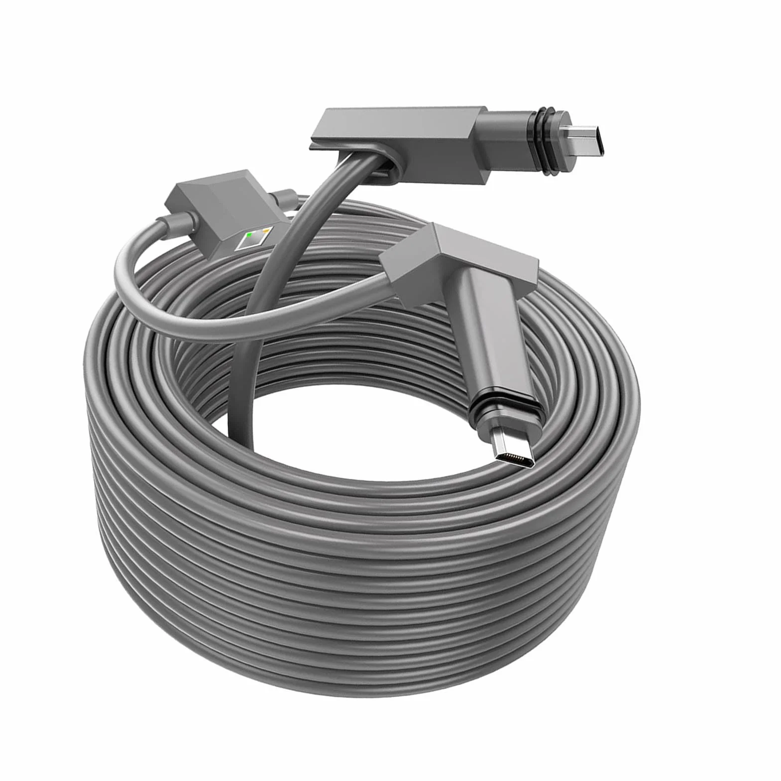 Sorandy Zewnętrzny Kabel Satelitarny o Długości 30 Stóp, Kabel 2 w 1 IP68 z Portem Ethernet, Przewód Zamienny do Anteny GEN2/V2