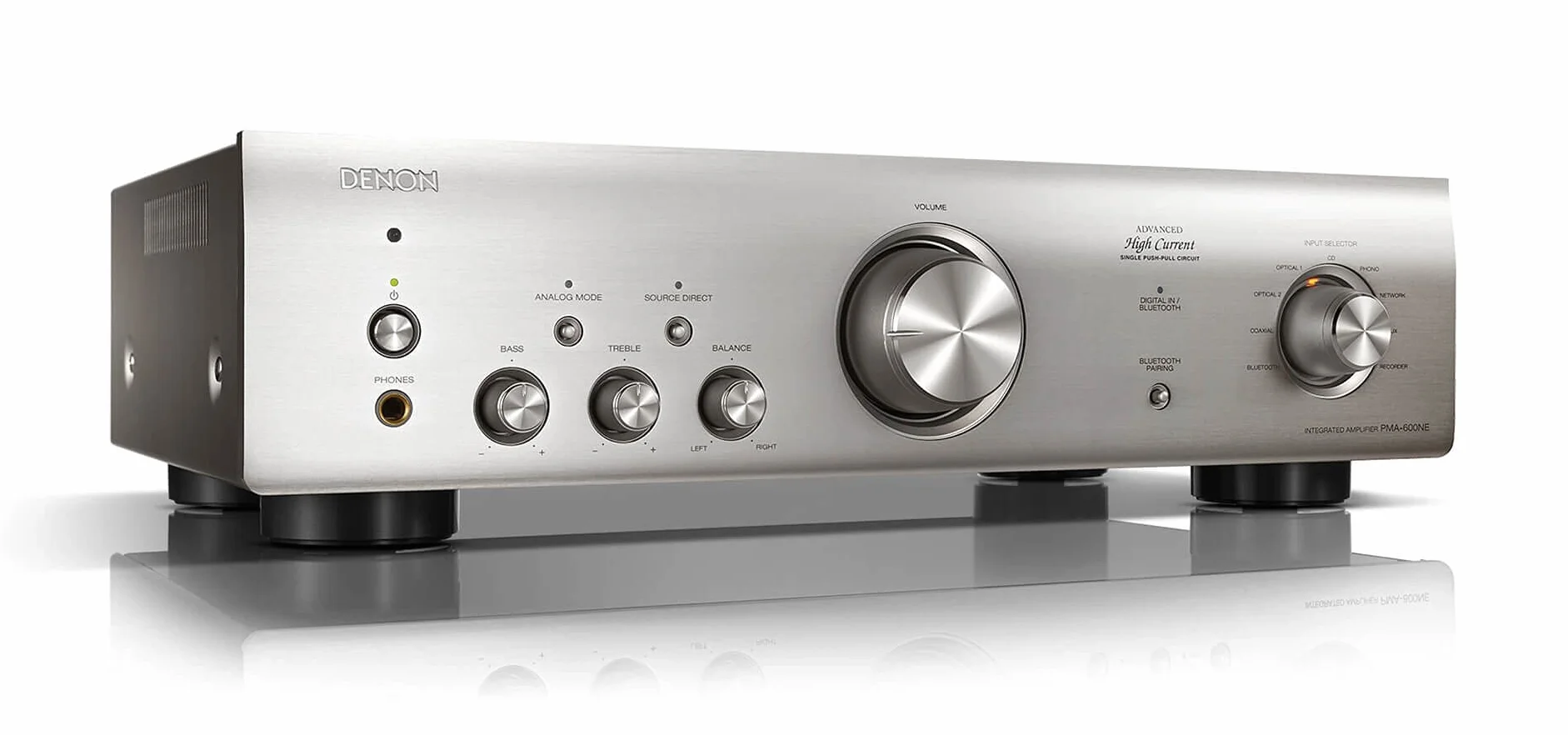 Denon Pma-600 Ne Wzmacniacz, Srebrny, 43.4 x 30.7 x 12.2 cm; 7.4 kg, 70 W