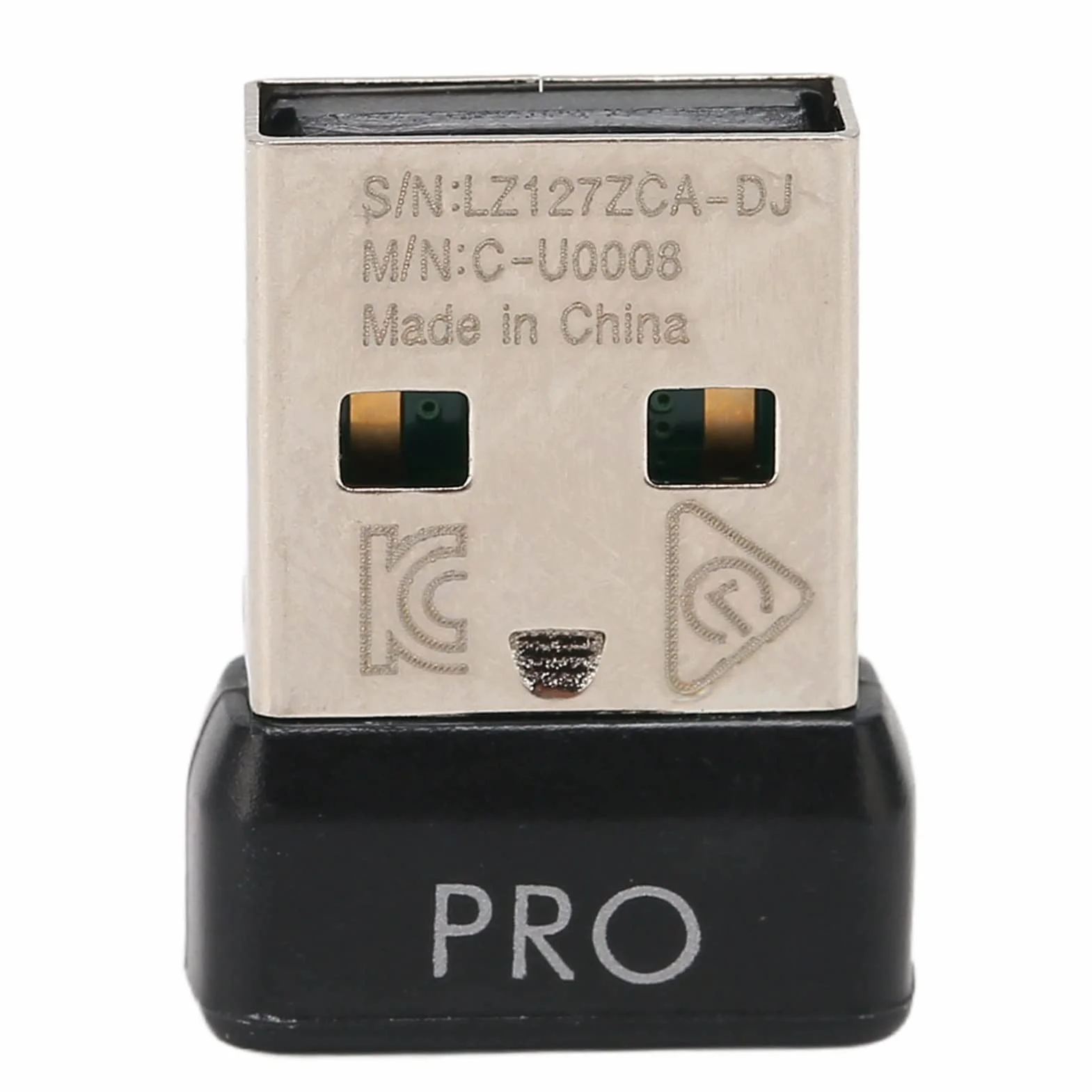 Odbiornik USB, Odbiornik zamienny do G Pro Mysz odbiornik z wtyczką USB przenośny adapter myszy z technologią bezprzewodową 2.4G, łatwa wymiana