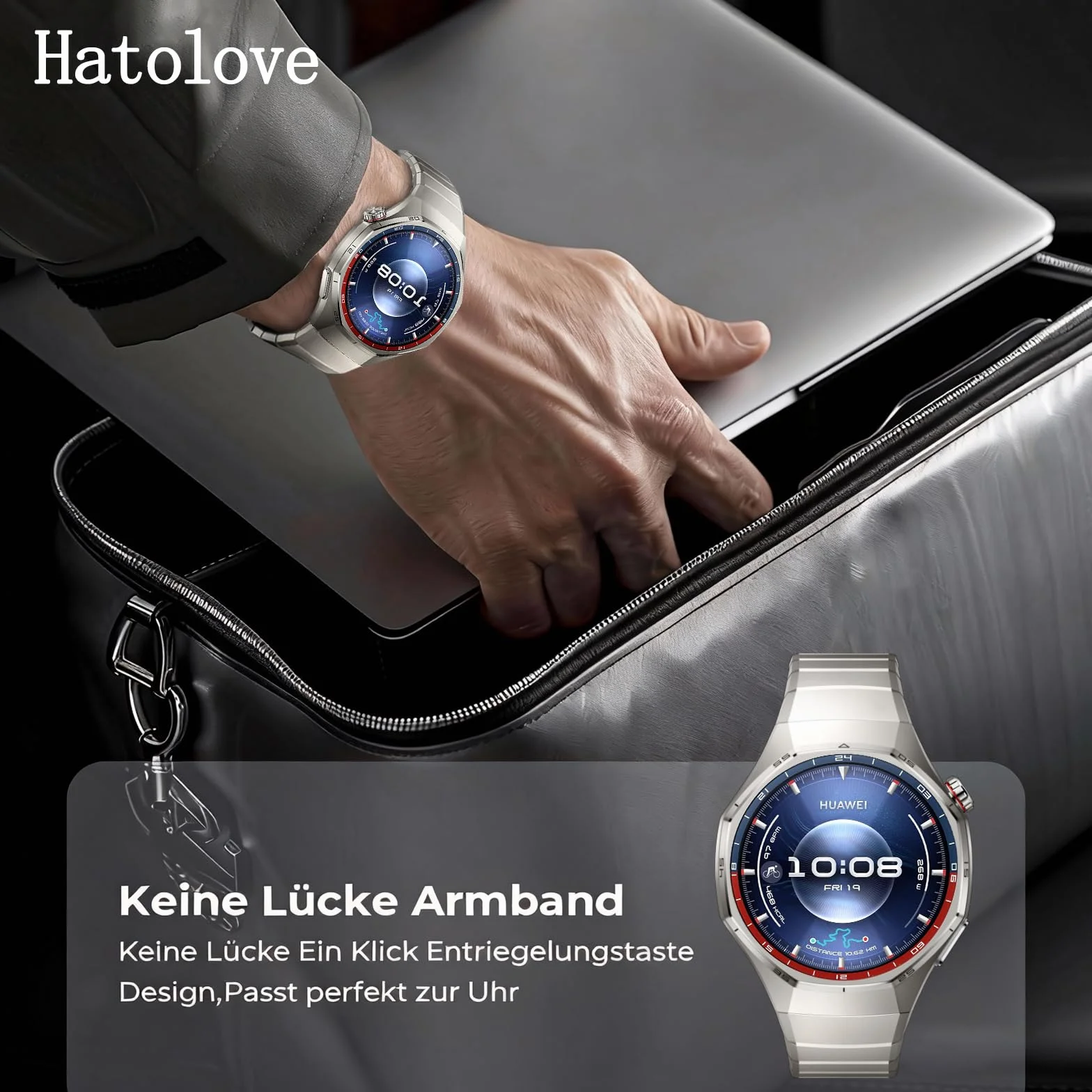 Tytanowy pasek do Huawei Watch GT6 Pro 46 mm
