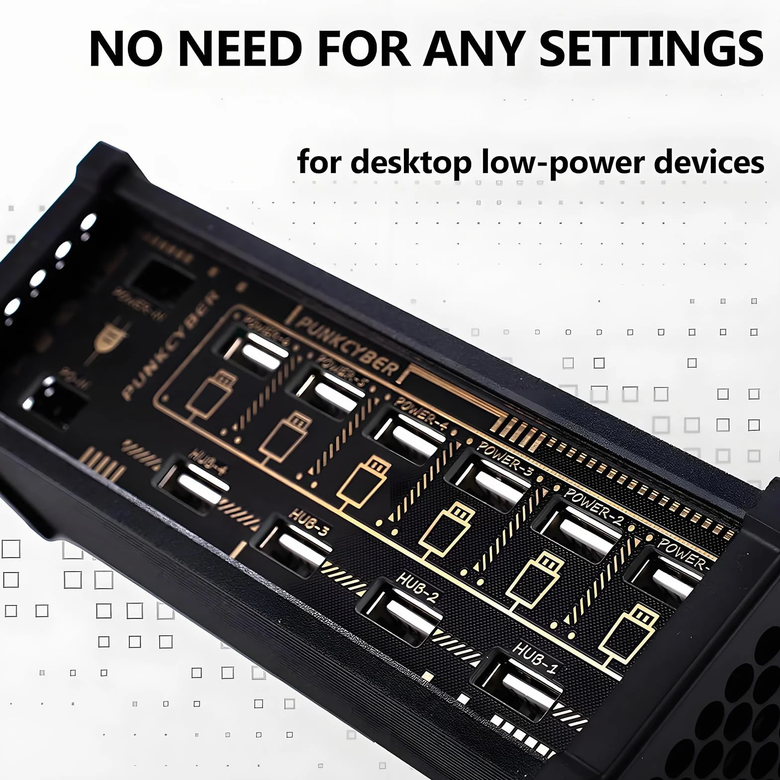 Przełącznik USB 6-portowy, Stacja Dokująca USB Z Wyświetlaczem LED I Wskaźnikiem Zasilania, Niezależne Sterowanie, Transmisja Danych, Udostępnianie Urządzeń USB, Redukcja Bałaganu