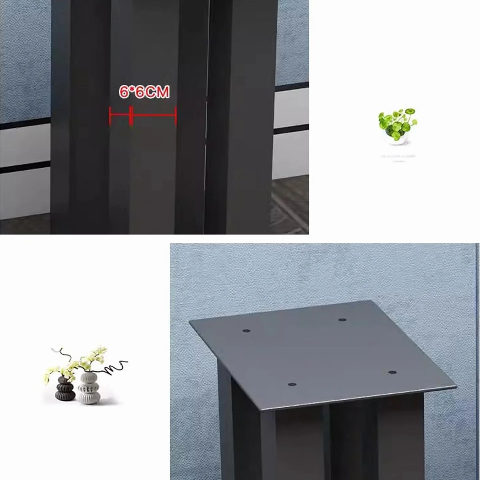 Stojak na głośnik Całkowicie metalowy stojak głośnikowy wspornik audio półka na książki stacjonarny kino domowe żelazny podłogowy surround(20CM)