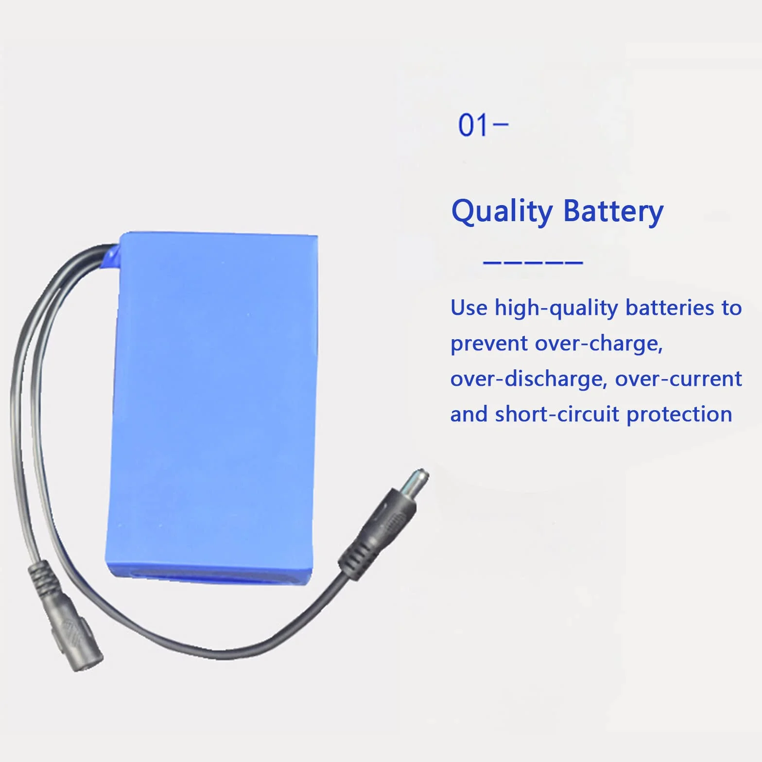 Akumulator litowo-jonowy DC 24 V Przenośna bateria litowo-polimerowa o dużej pojemności 15000 mAh z ładowarką nadaje się do zabawek elektrycznych, lamp ksenonowych taśm LED itp.