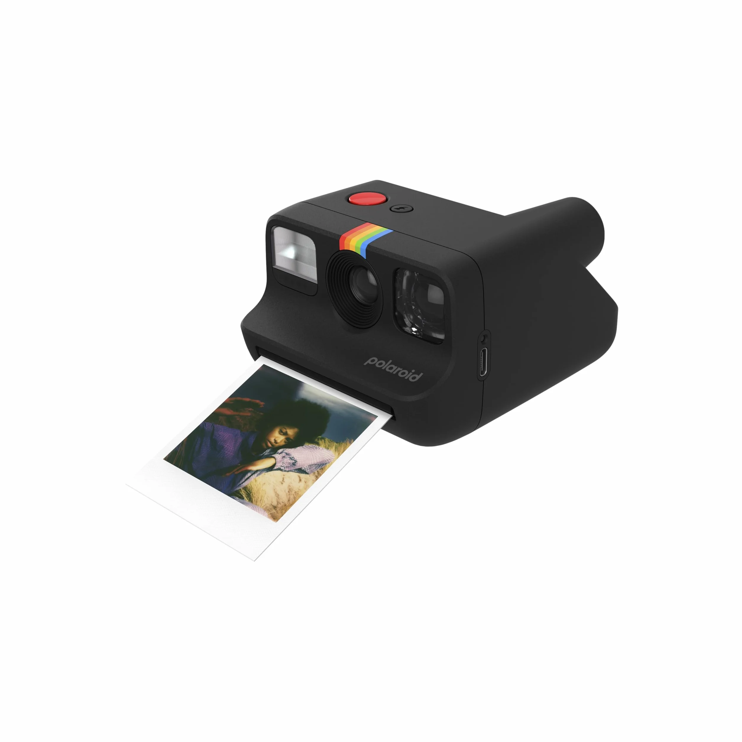 Polaroid - Pakiet Instant Camera Go Gen 2 czarny + czarny klips