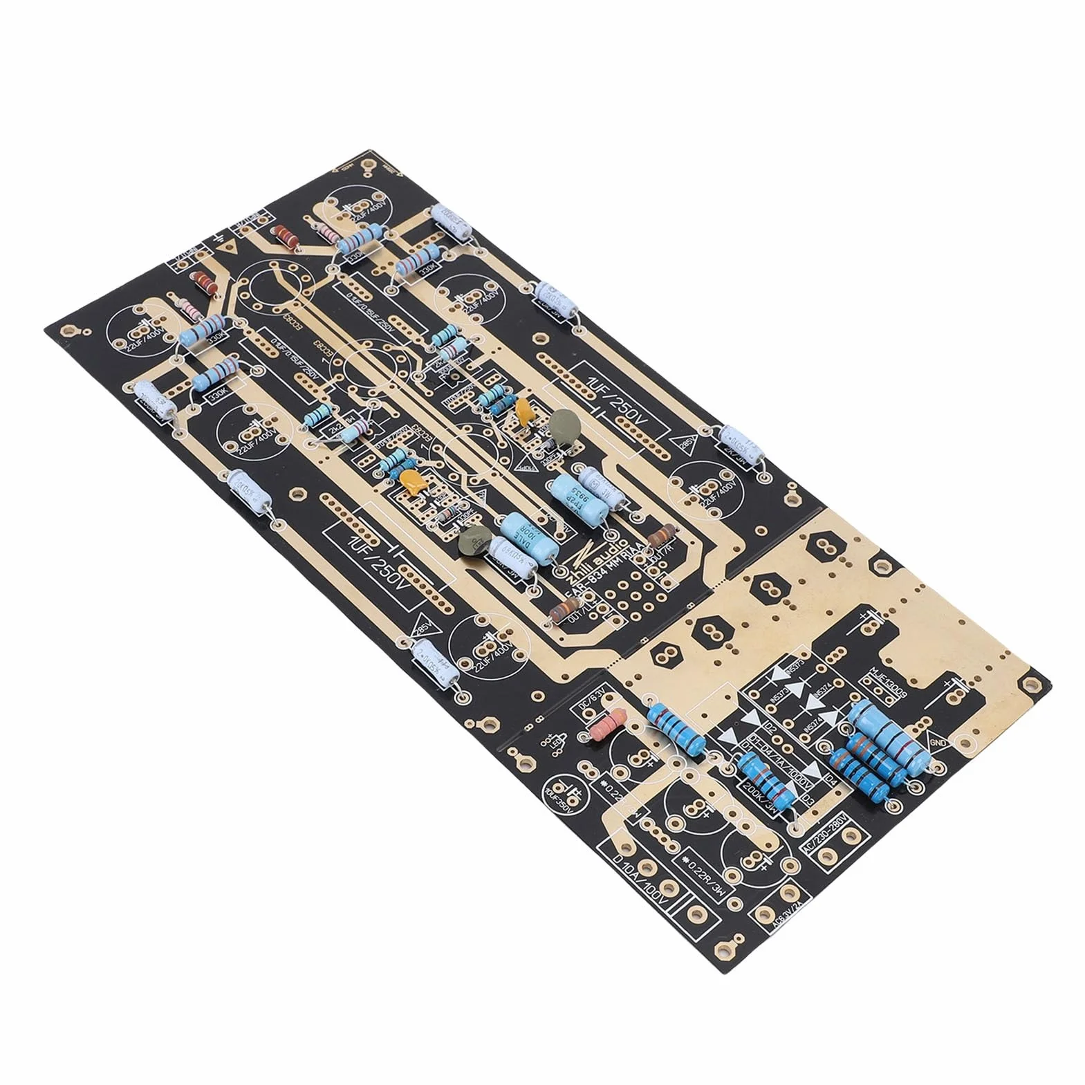 Garosa Zestaw Płytek Drukowanych Wzmacniacza Fonograficznego o Wysokiej Klasy Wydajności dla Gramofonu MM Ręcznie Robiony Projekt - Rozmiar PCB 5,12 X 11,22 Cala