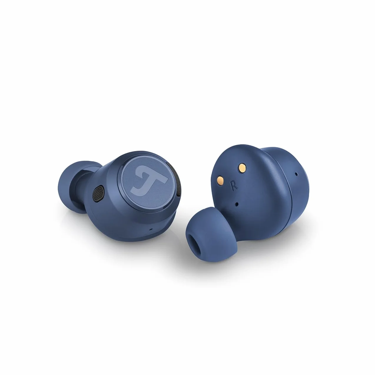Teufel Real Blue TWS 3 True-Wireless słuchawki douszne Bluetooth z redukcją szumów ANC, akumulator 37 h, bezprzewodowe ładowanie, IPX4, obsługa dotykowa, 6 mikrofonów do idealnych rozmów