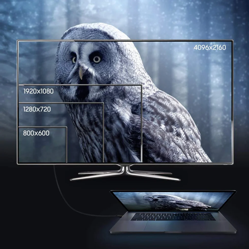 Cmple Płaski kabel HDMI – kabel HDMI o wysokiej prędkości z 4K, Ultra HD, 3D, 2160p, HDCP i zwrotnym dźwiękiem, kompatybilny z 3,5 m, czarny