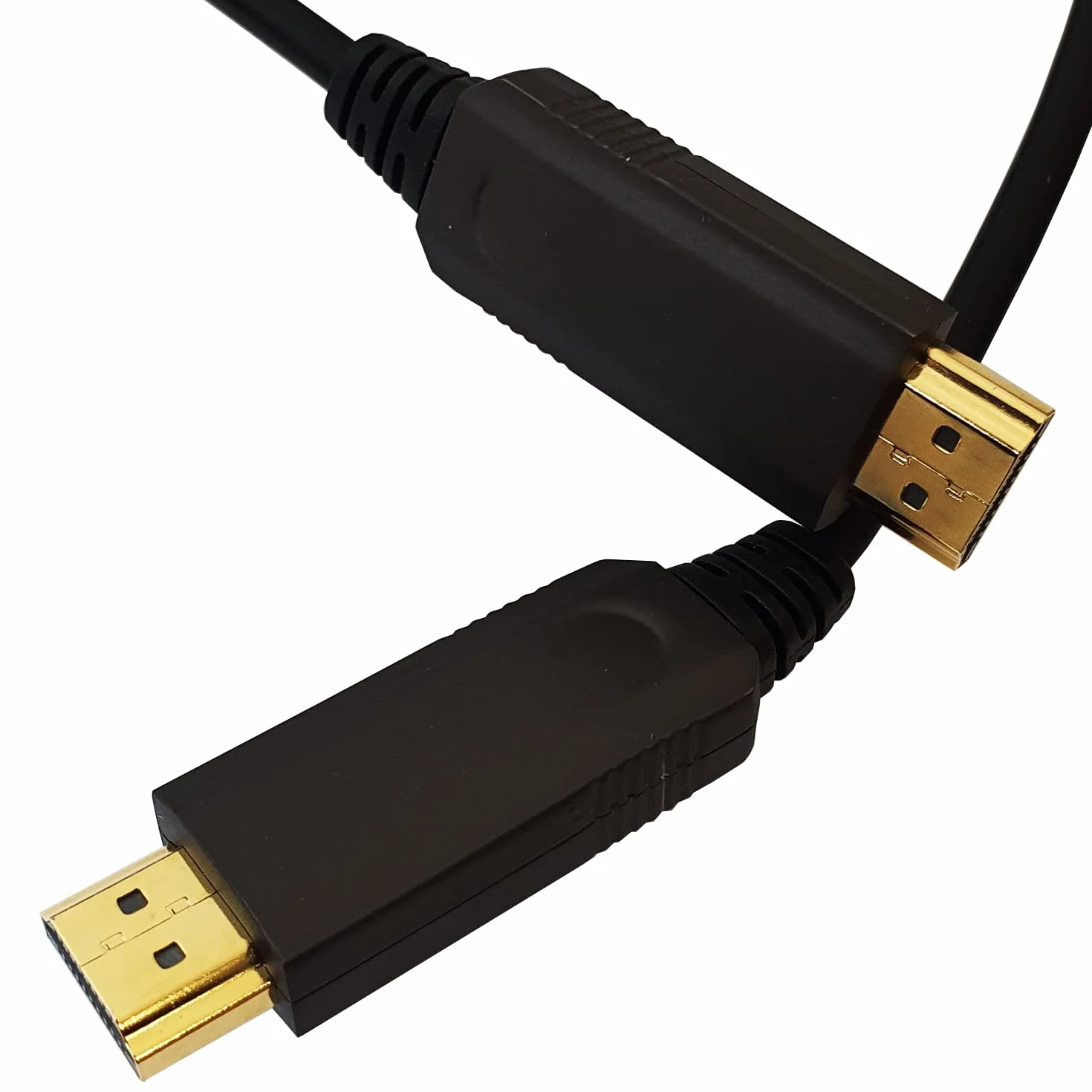 Aktywny optyczny kabel HDMI 30 m – 8K przy 60 Hz | 4K przy 120 Hz 48 Gb/s – kompatybilny z PS5 Xbox Series X – Premium męski na męski złoty przewód HDMI AOC