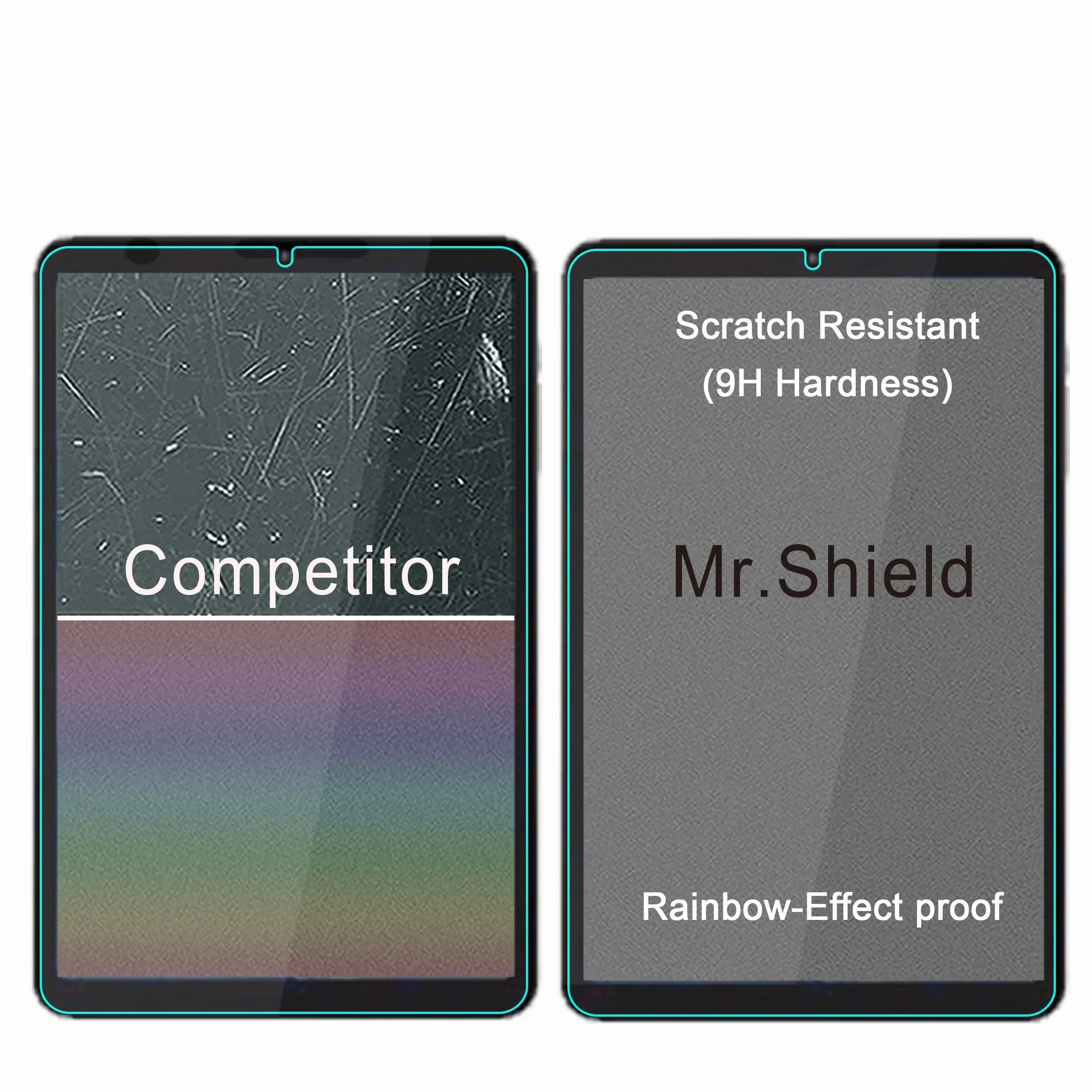 Mr.Shield Ochraniacz Ekranu do ALLDOCUBE iPlay 60 Mini Pro/iPlay 60 mini Turbo, [2 Sztuki] Film Szkło Hartowane 9H, Odporny na Zarysowania, HD Przejaśniać