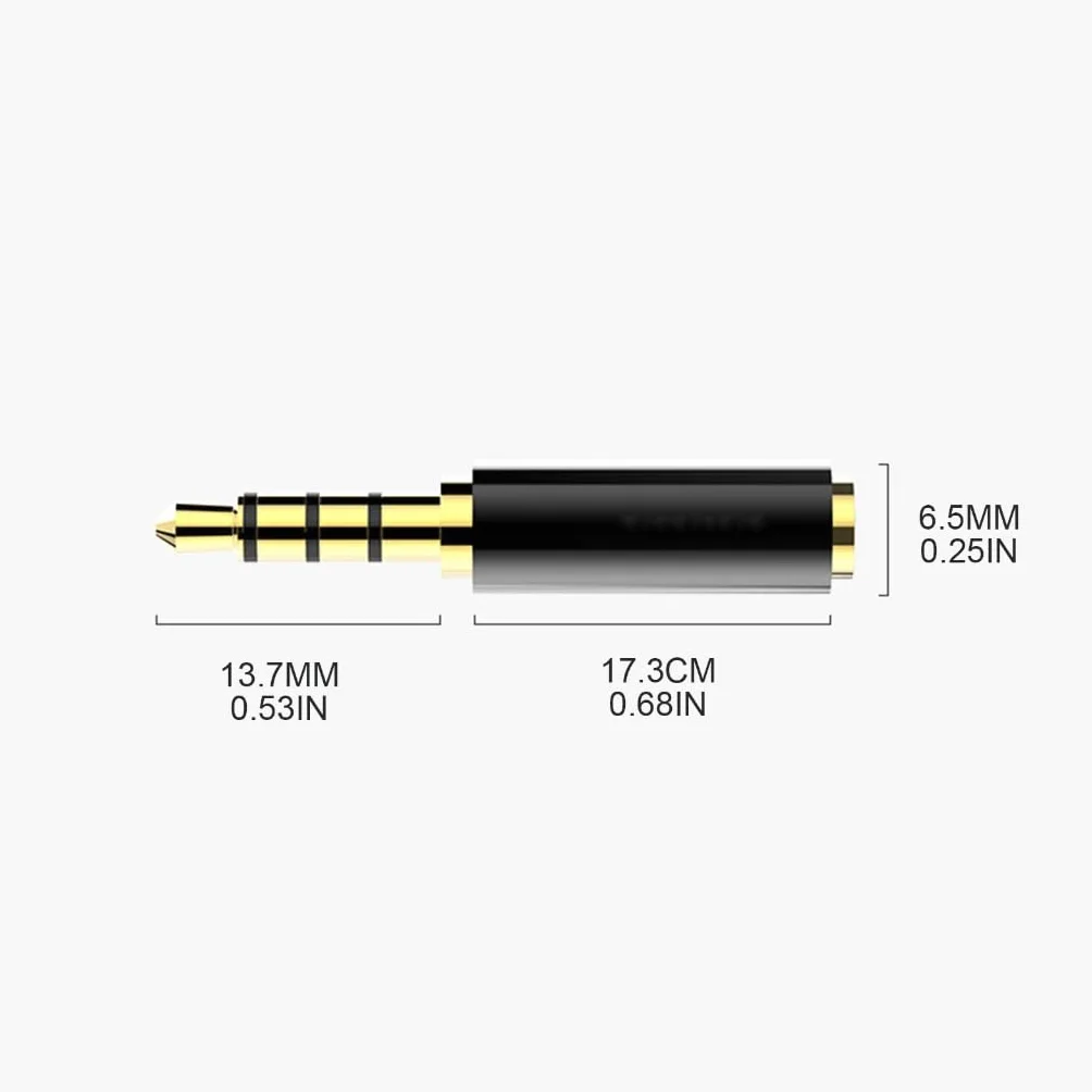 Aux kabel głośnikowy stereo zestaw słuchawkowy 2,5 mm żeński do wtyczki męskiej 3,5 mm
