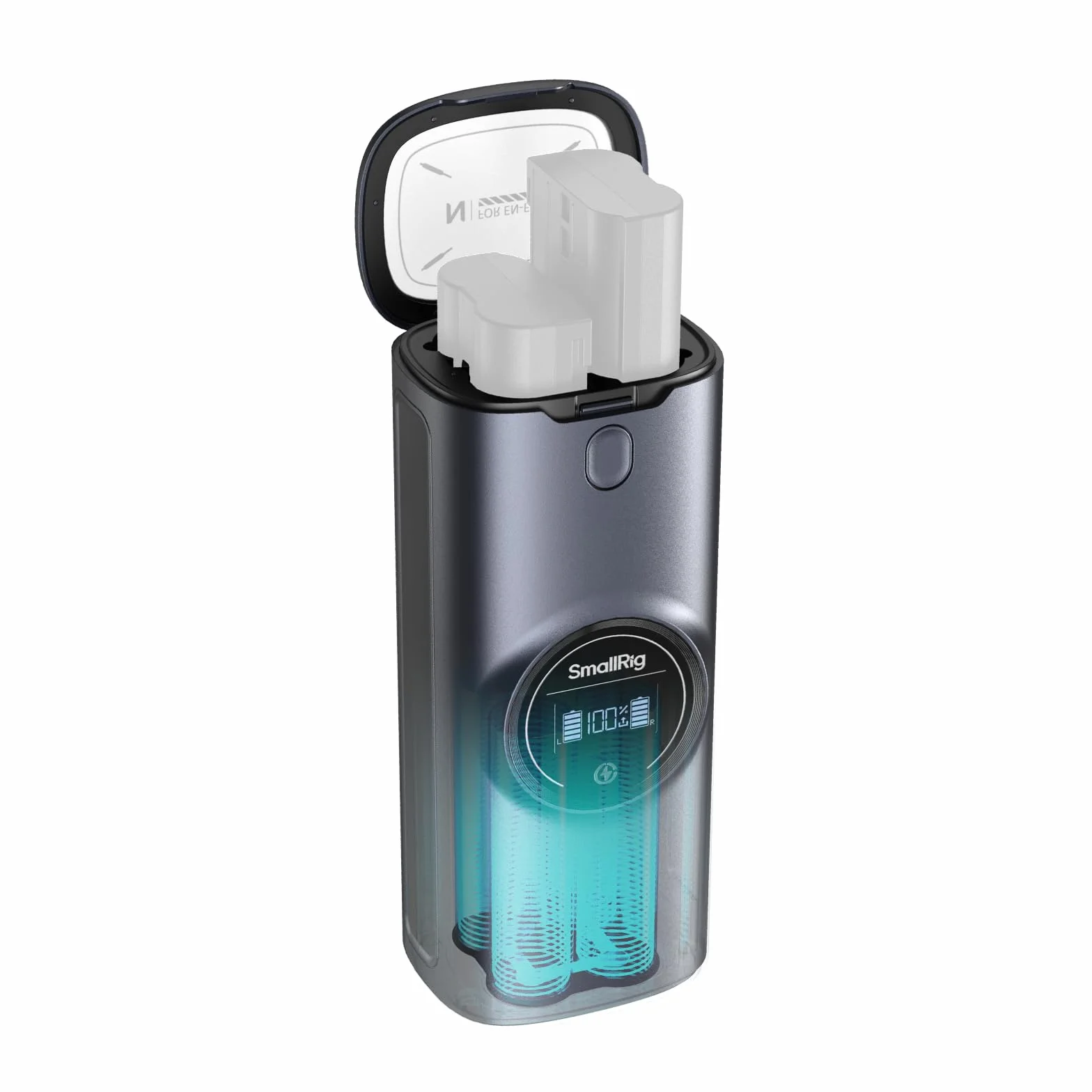 SMALLRIG Ładowarka Akumulatorów do Nikon EN-EL15c, 13600mAh, Wbudowane Ogniwa LG, ładowarka Dwugniazdowa 35W, Wyświetlacz HD, do Nikon ZR Z6III Zf Z8 Z7II Z7 Z6II Z6 D850 D810 D780-5110