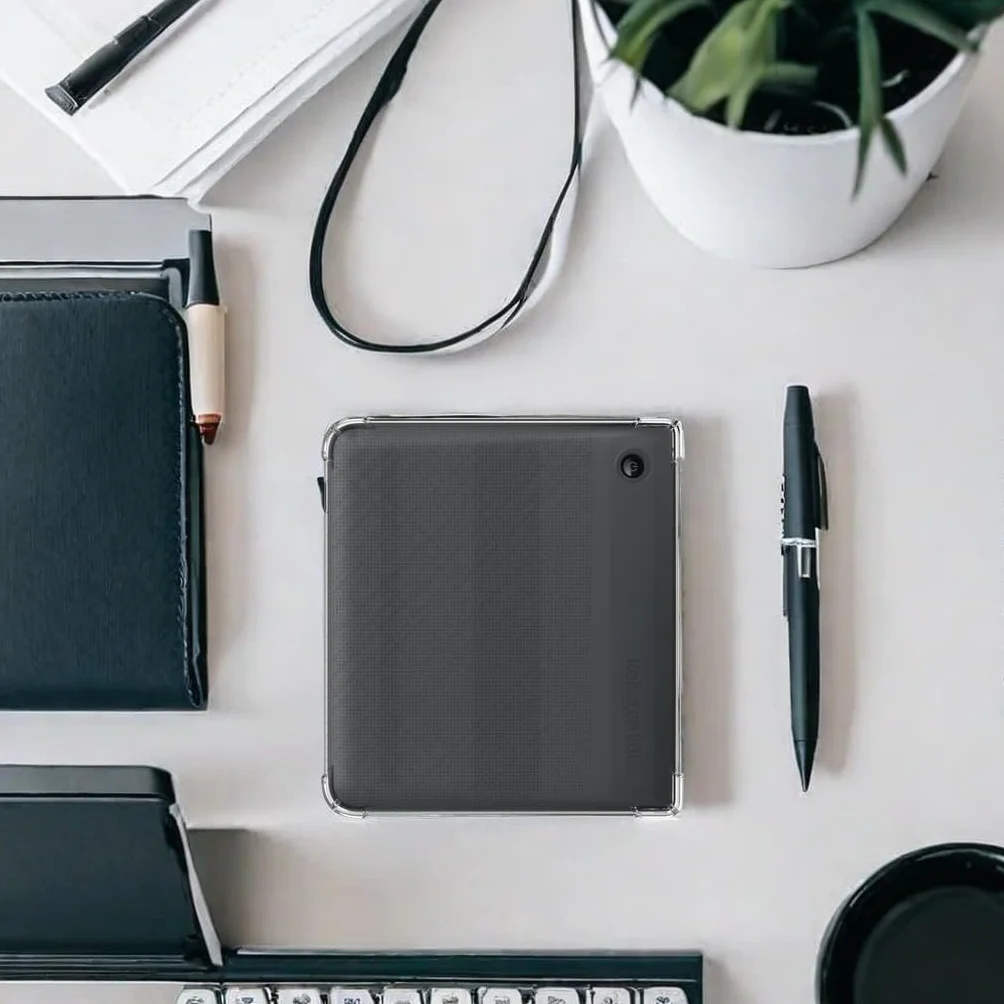 Zcooooool Etui na czytnik e-booków Kobo Libra Colour & Kobo Libra 2 7 cali Przezroczyste TPU Wzmocnione narożniki