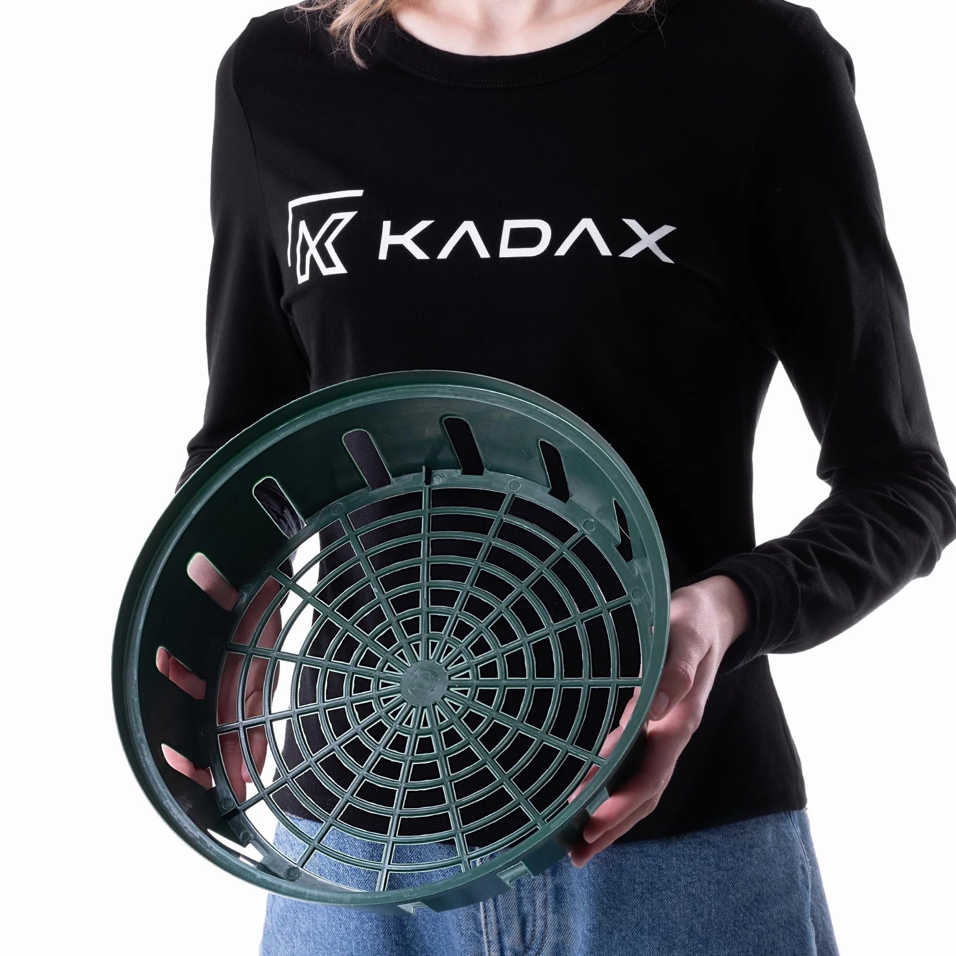 KADAX Kosz na rośliny na cebulki kwiatowe, plastikowy kosz do uprawy roślin warzywnych, kosz na cebulę kwiatową w 2 kształtach, do wiosennego kwitnienia (30 cm, okrągły, 1 sztuka)