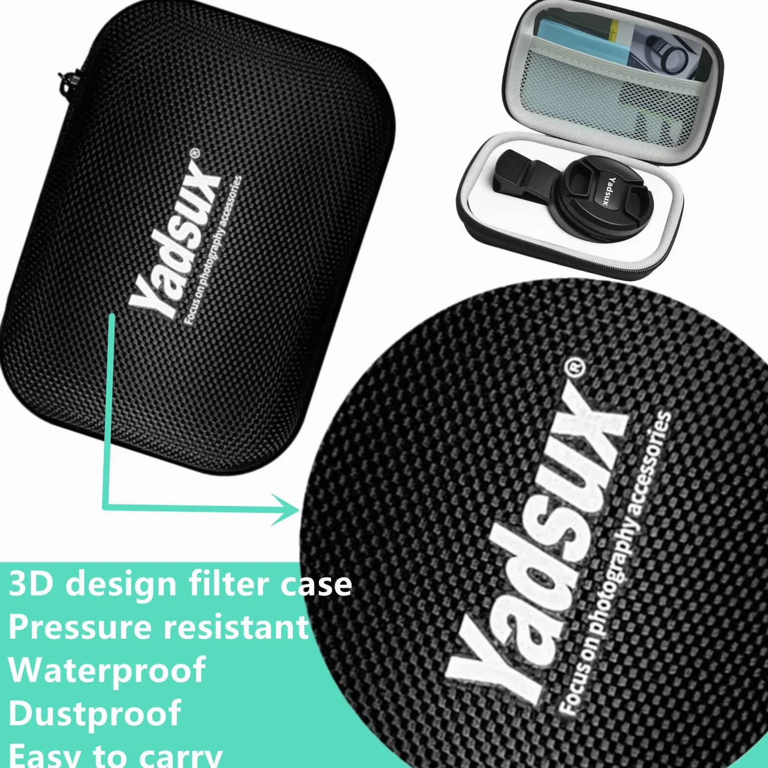 Zmienny filtr ND2-ND400 do telefonów 52 mm dla iPhone'a, Samsunga i innych smartfonów, adapter z klipsem, dwustronne szkło optyczne HD SLR, akcesoria do obiektywów telefonów