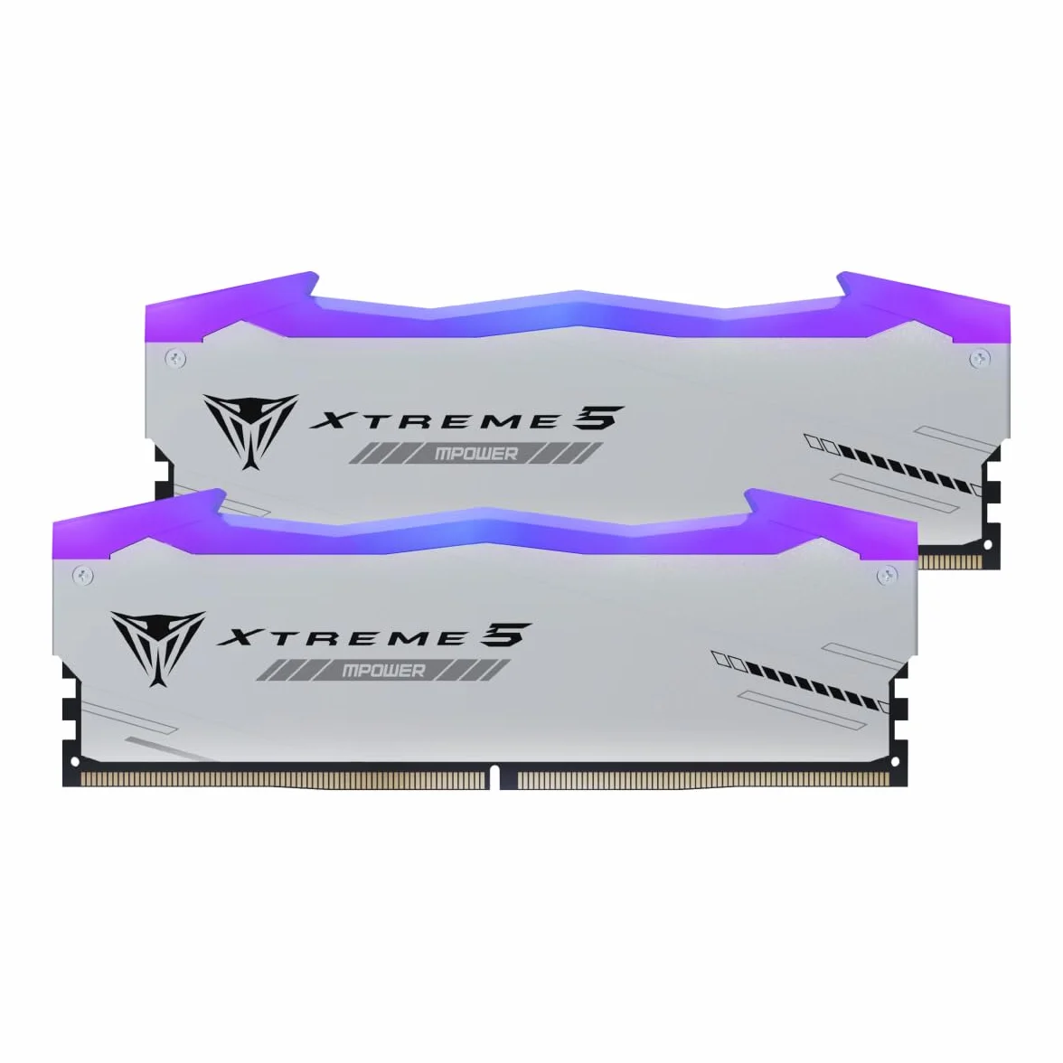 DIMM 32 GB DDR5-8000 (2x 16 GB) Dual-Kit (schwarz, PVXR532G80C38KM, Viper Xtreme 5 MPower RGB, INTEL XMP)