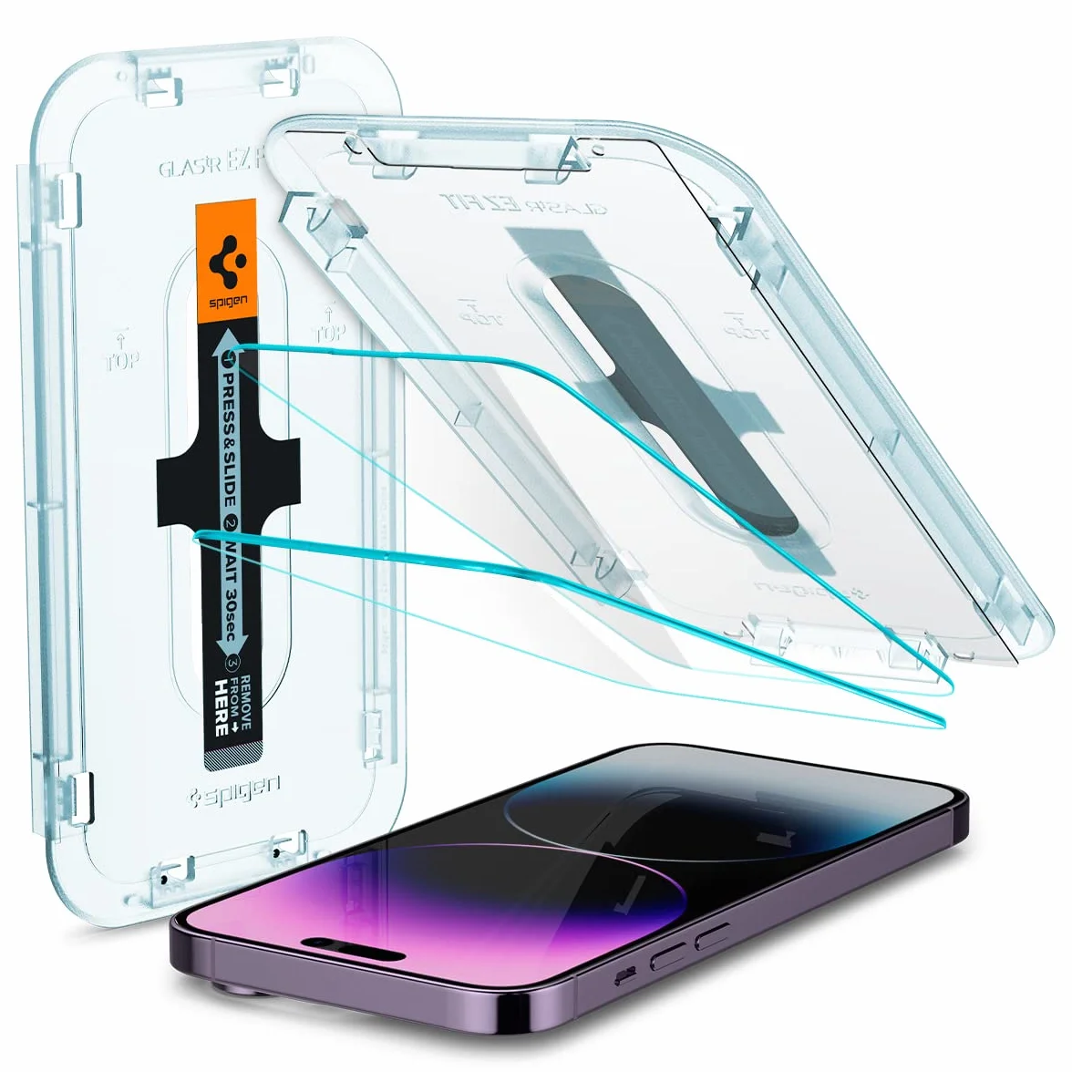 Spigen EZ Fit osłona ekranu ze szkła hartowanego do iPhone'a 14 Pro Max - 2 sztuki
