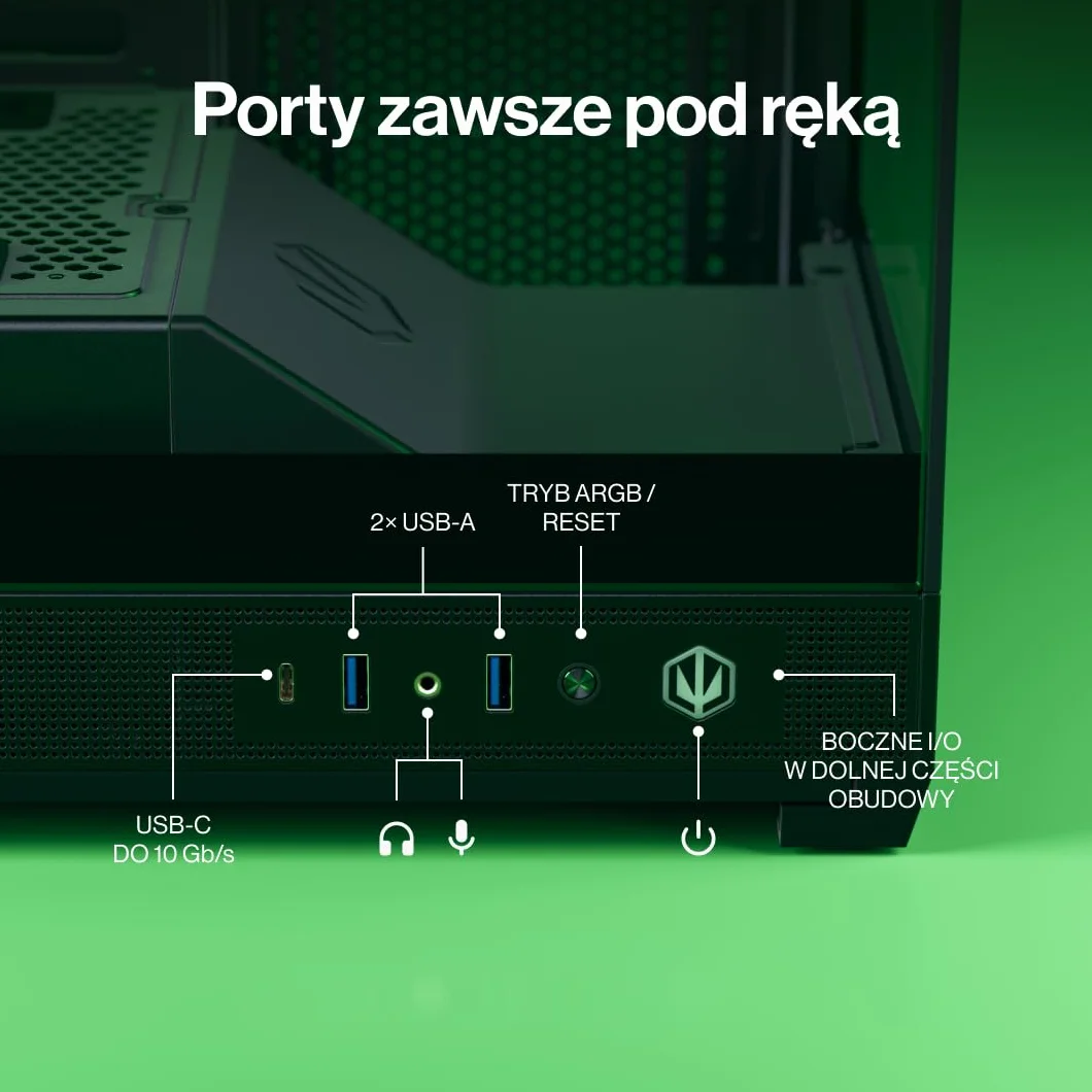ENDORFY Fishtank 6000 Flex, obudowa PC ATX E-ATX gamingowa, panoramiczna szkło hartowane, USB-C, chłodzenie 2x 360 mm, do 9 wentylatorów, GPU do 445 mm, nowoczesna czarna obudowa komputerowa