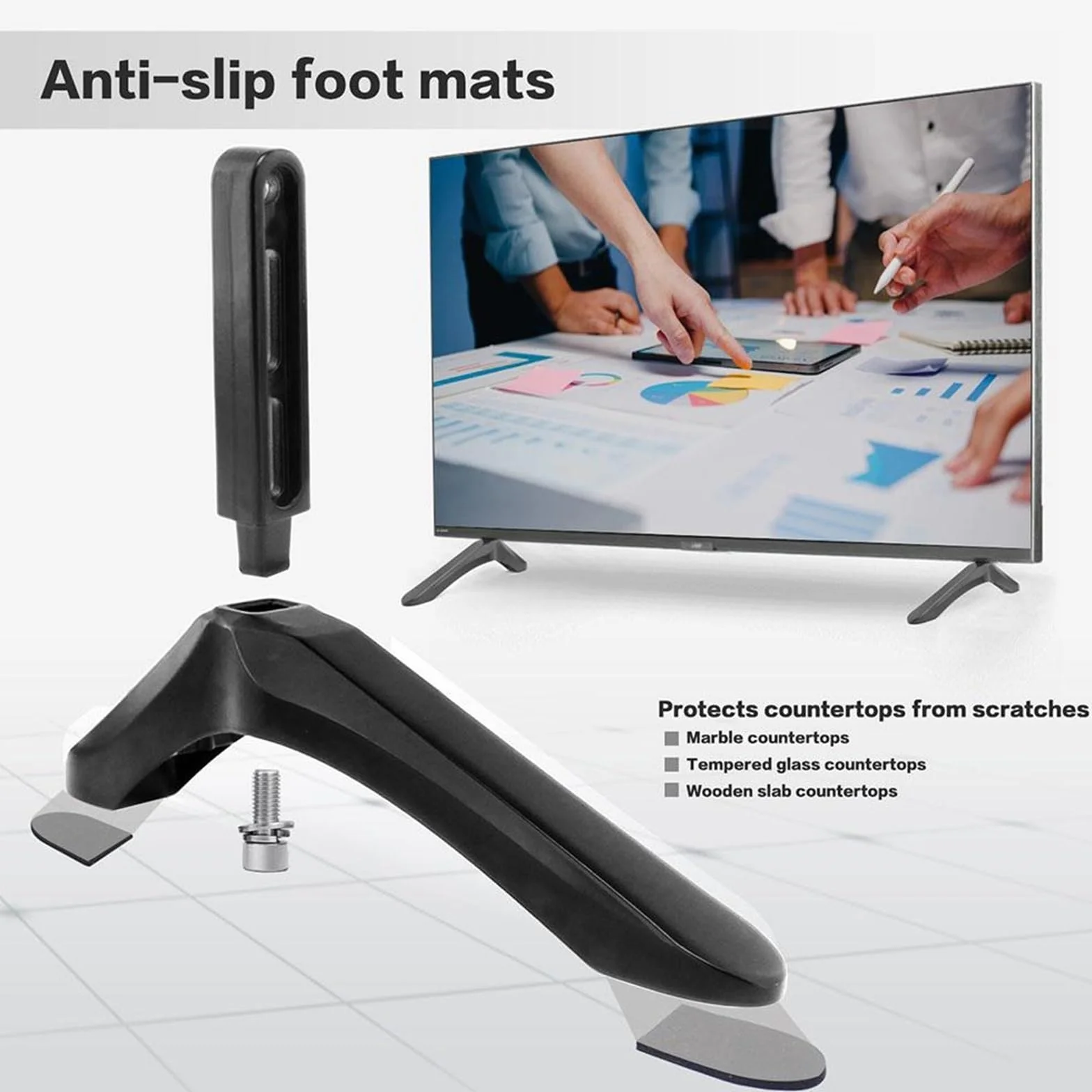 Uniwersalny stojak pod telewizor 32 65 cali Vizio LCD TV 2-pak uchwyt stołowy nie jest kompatybilny z LG TV akcesoria telewizyjne