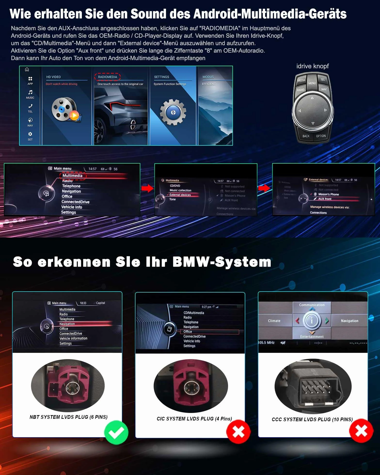 Erisin 12,3" 8-rdzeniowy 8 GB + 128 GB Android 14 radio samochodowe GPS nawigacja do BMW X5 F15 (2014-2017) NBT obsługuje IPS OEM iDrive CanBus Bluetooth 5.0, bezprzewodowy CarPlay Android Auto DAB+
