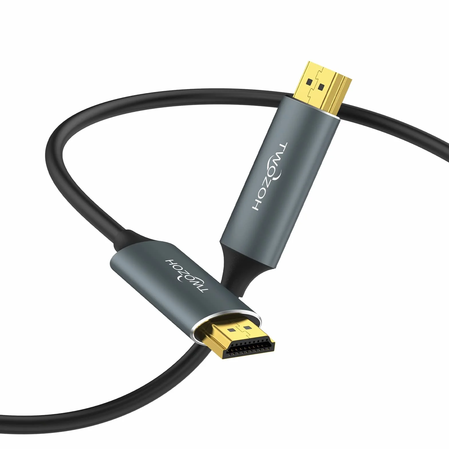 Twozoh Kabel HDMI światłowodowy 50M, 4K włókno HDMI na HDMI kabel 4K / 60 Hz (4: 4 HDR10 HDCP2.2) 1440p 144Hz 18Gb/s szybki przewód HDMI z włókna UHD