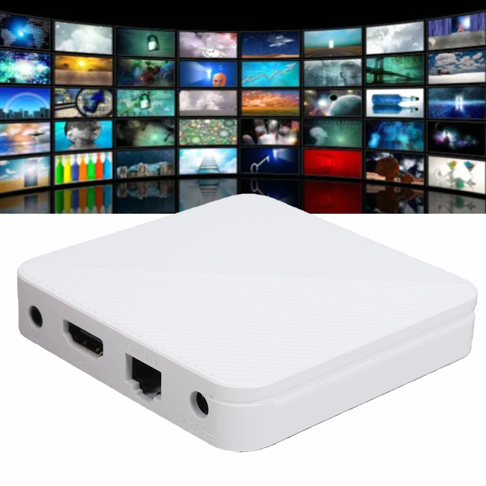 Sxhlseller TV Box 16 GB, Urządzenie do Transmisji Strumieniowej 4K Ultra HD z Czterordzeniowym Procesorem, Wi-Fi 6 Bluetooth 5.0, Obsługa Systemu 14.0, do Domowej Rozrywki i Multimediów